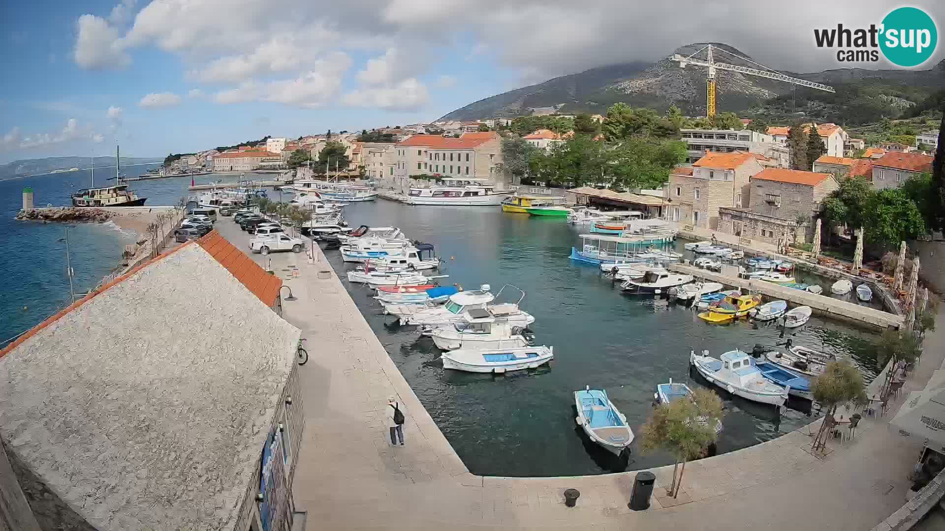 Webcam Bol Hafen – Liveblick auf Bol Riva & Marina