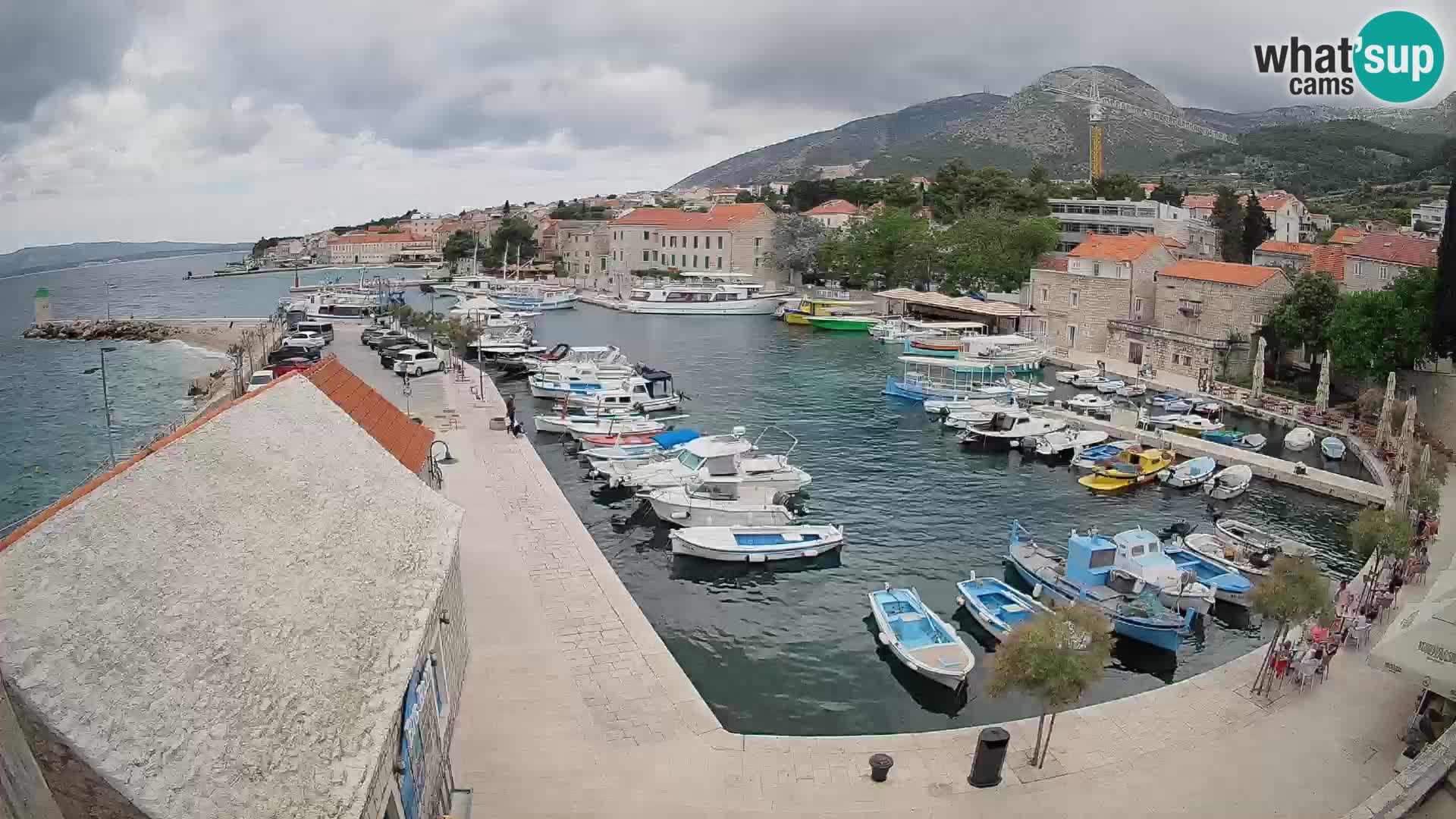 Webcam Bol Harbour – Live View of Bol Riva & Marina