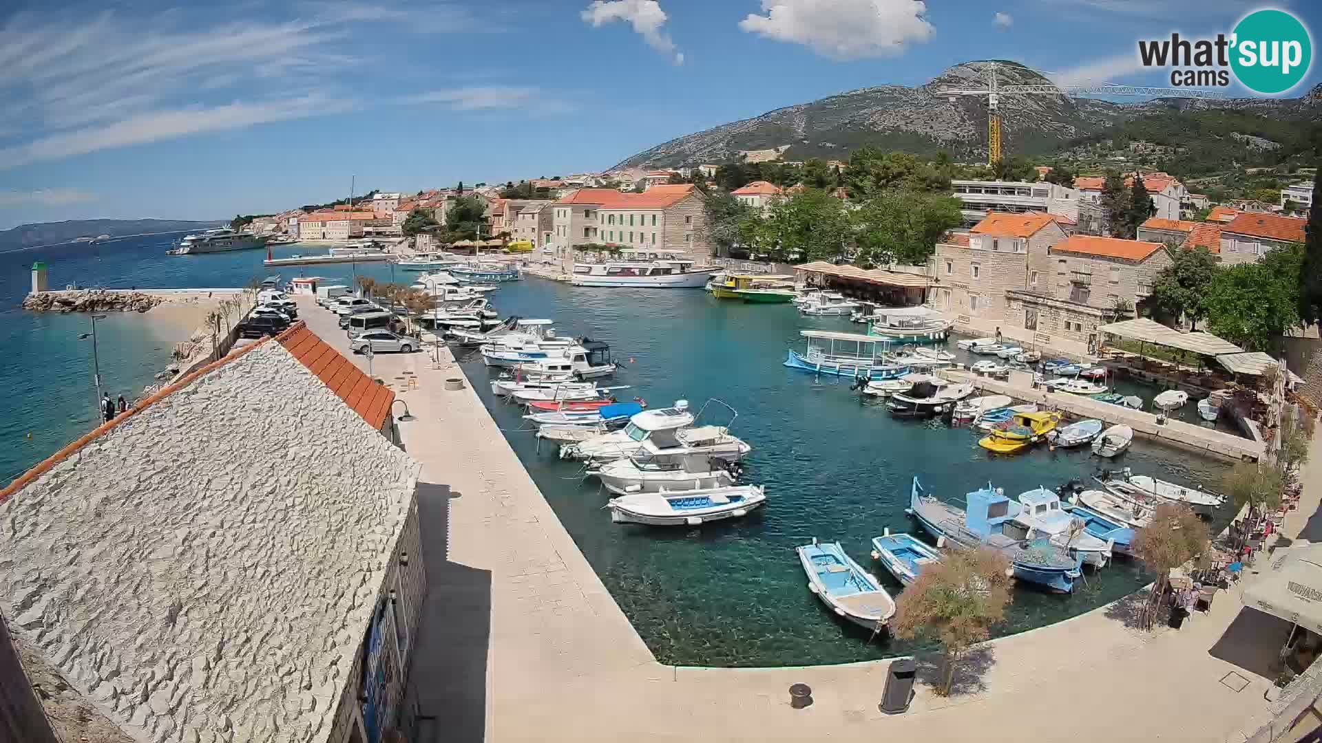 Webcam Bol Harbour – Live View of Bol Riva & Marina
