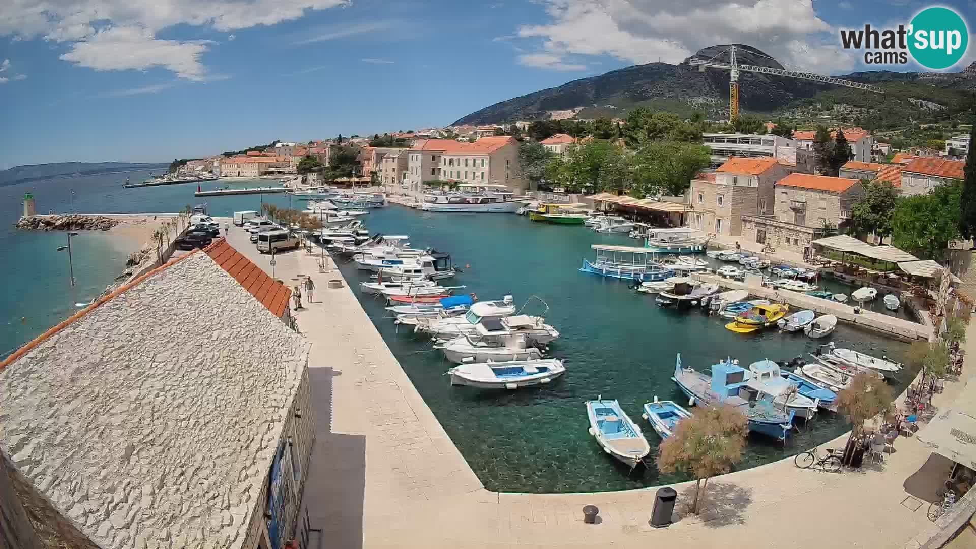 Webcam Bol Hafen – Liveblick auf Bol Riva & Marina