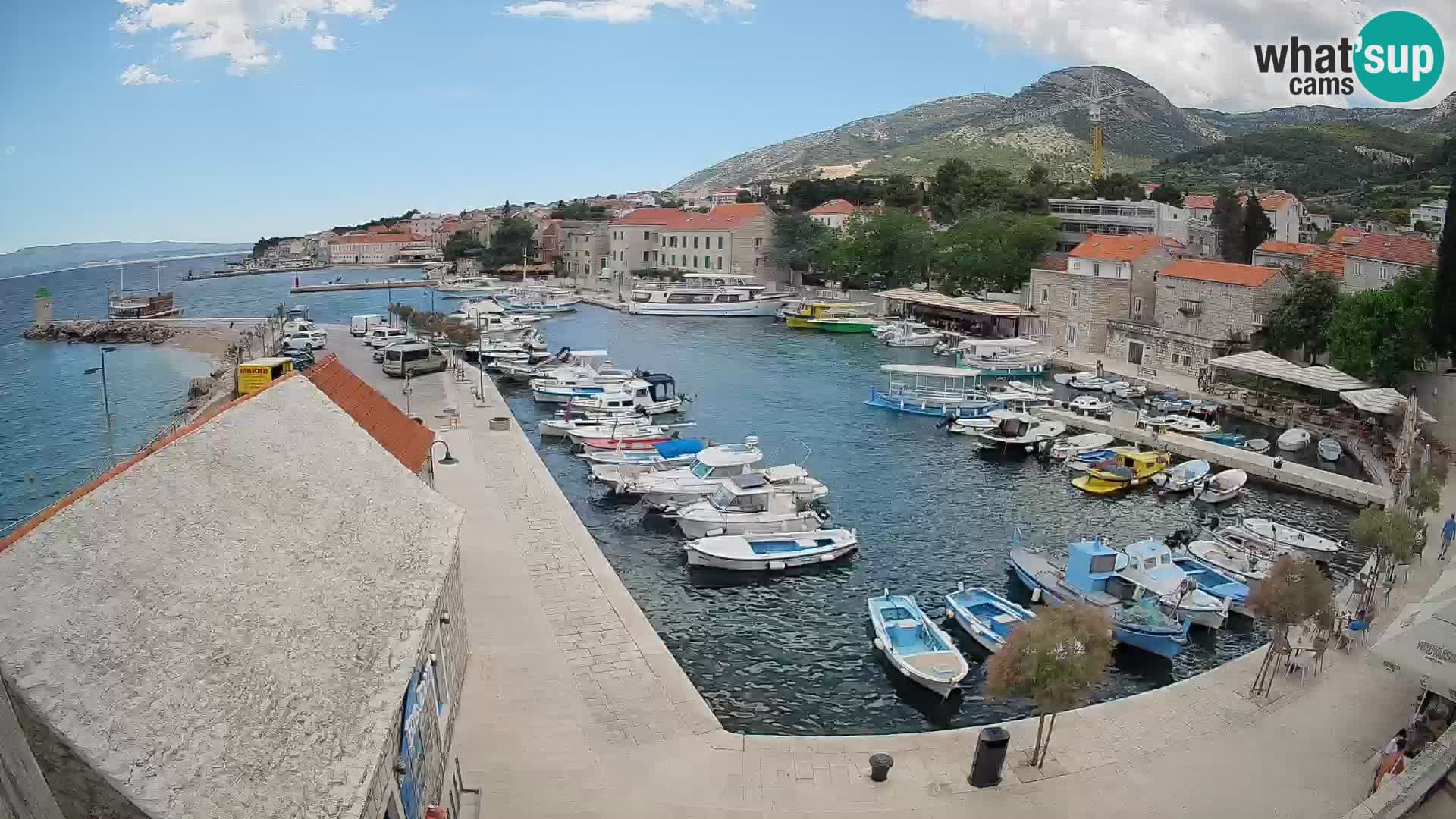 Webcam Bol Hafen – Liveblick auf Bol Riva & Marina