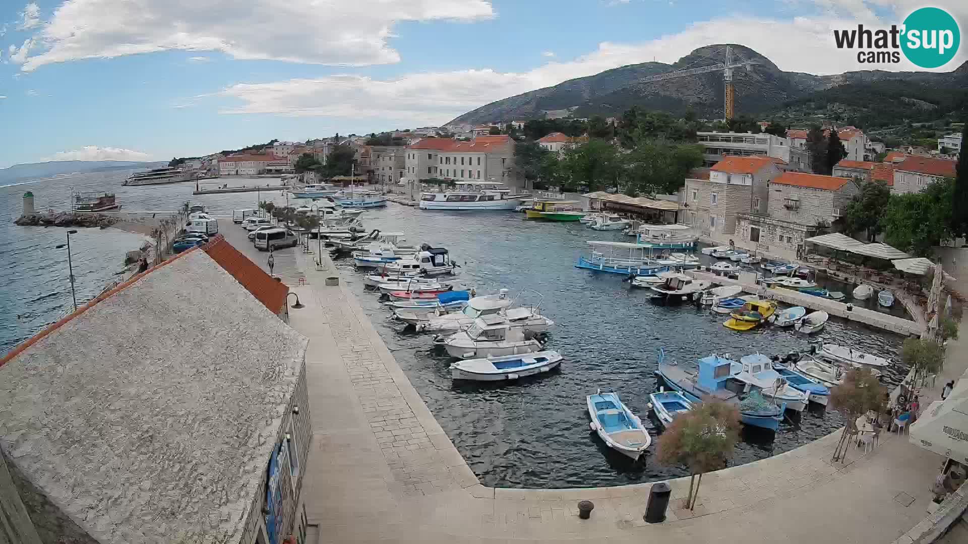 Webcam Bol Harbour – Live View of Bol Riva & Marina