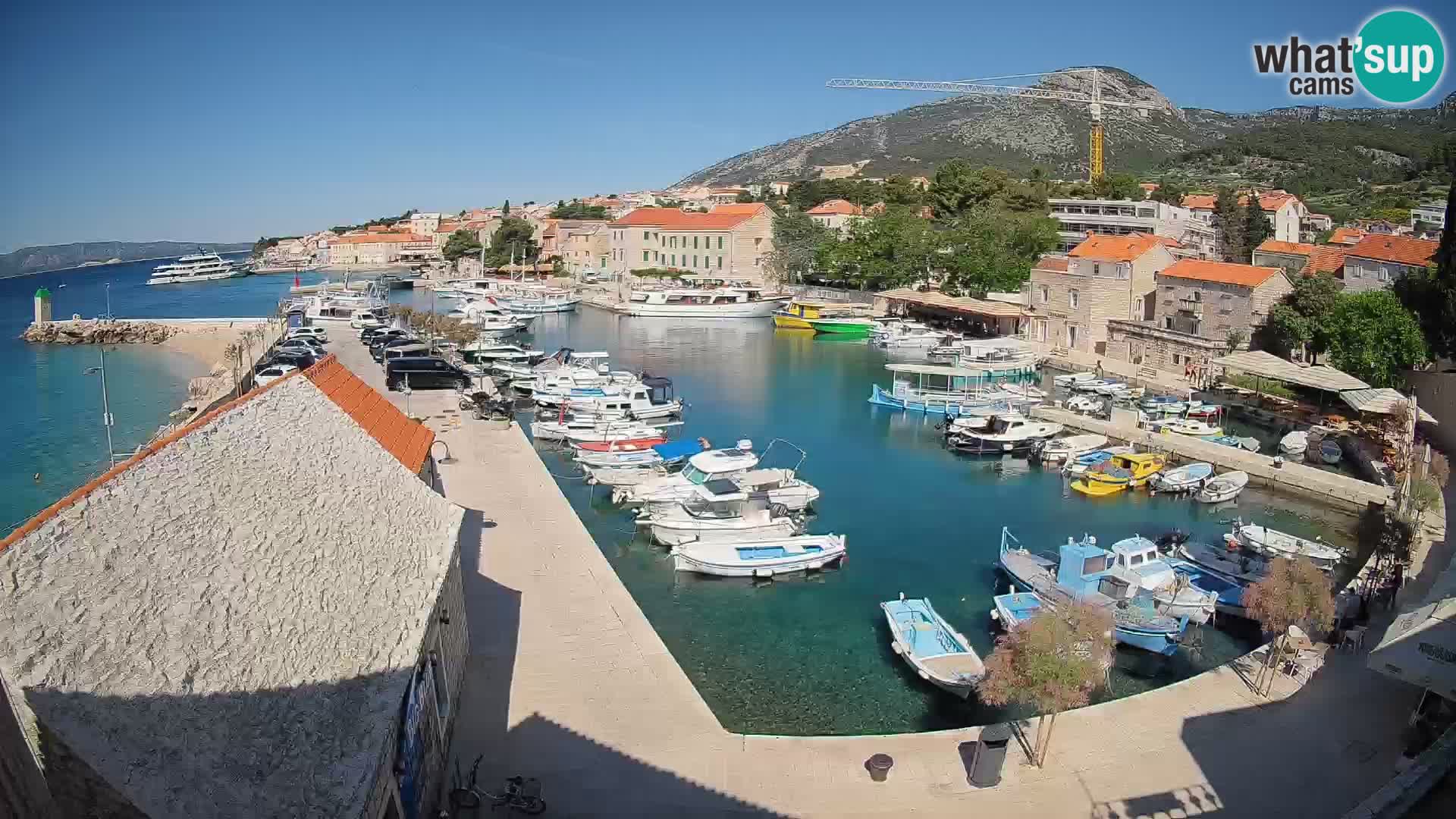 Webcam Bol Harbour – Live View of Bol Riva & Marina