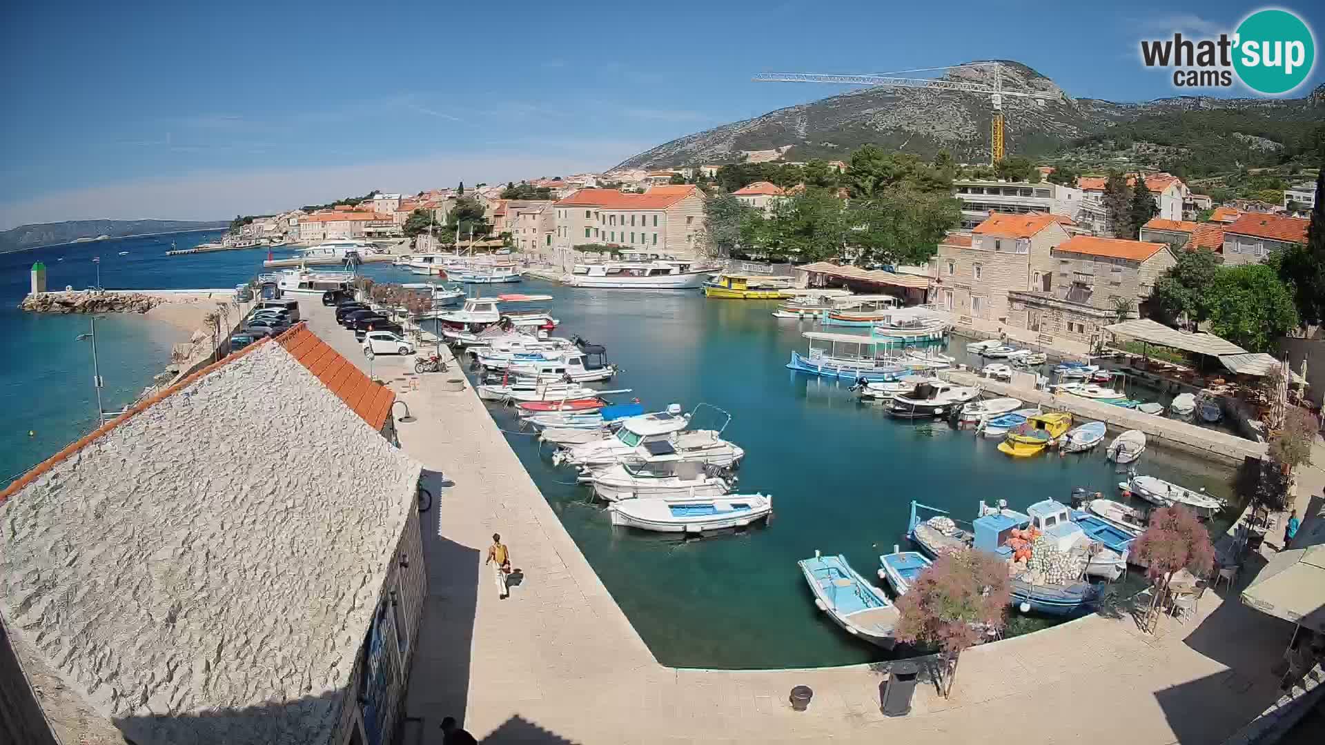 Webcam Bol Hafen – Liveblick auf Bol Riva & Marina