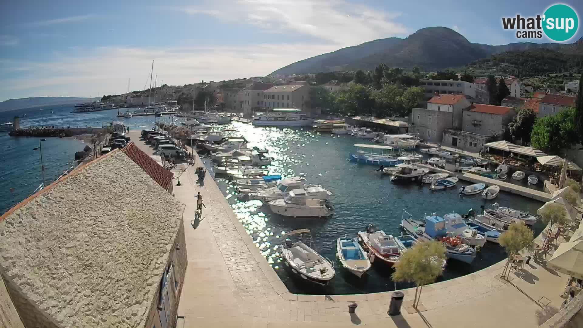 Webcam Bol Hafen – Liveblick auf Bol Riva & Marina
