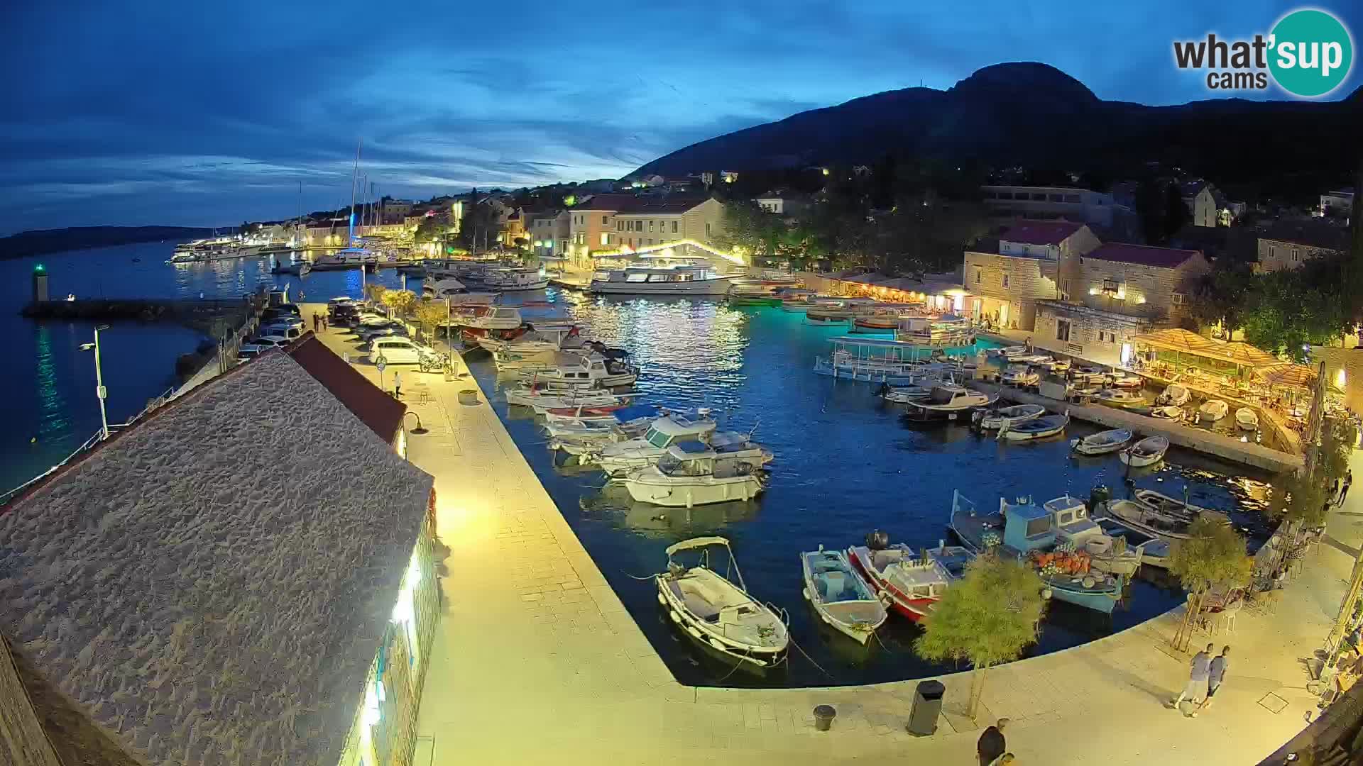 Webcam Bol Hafen – Liveblick auf Bol Riva & Marina