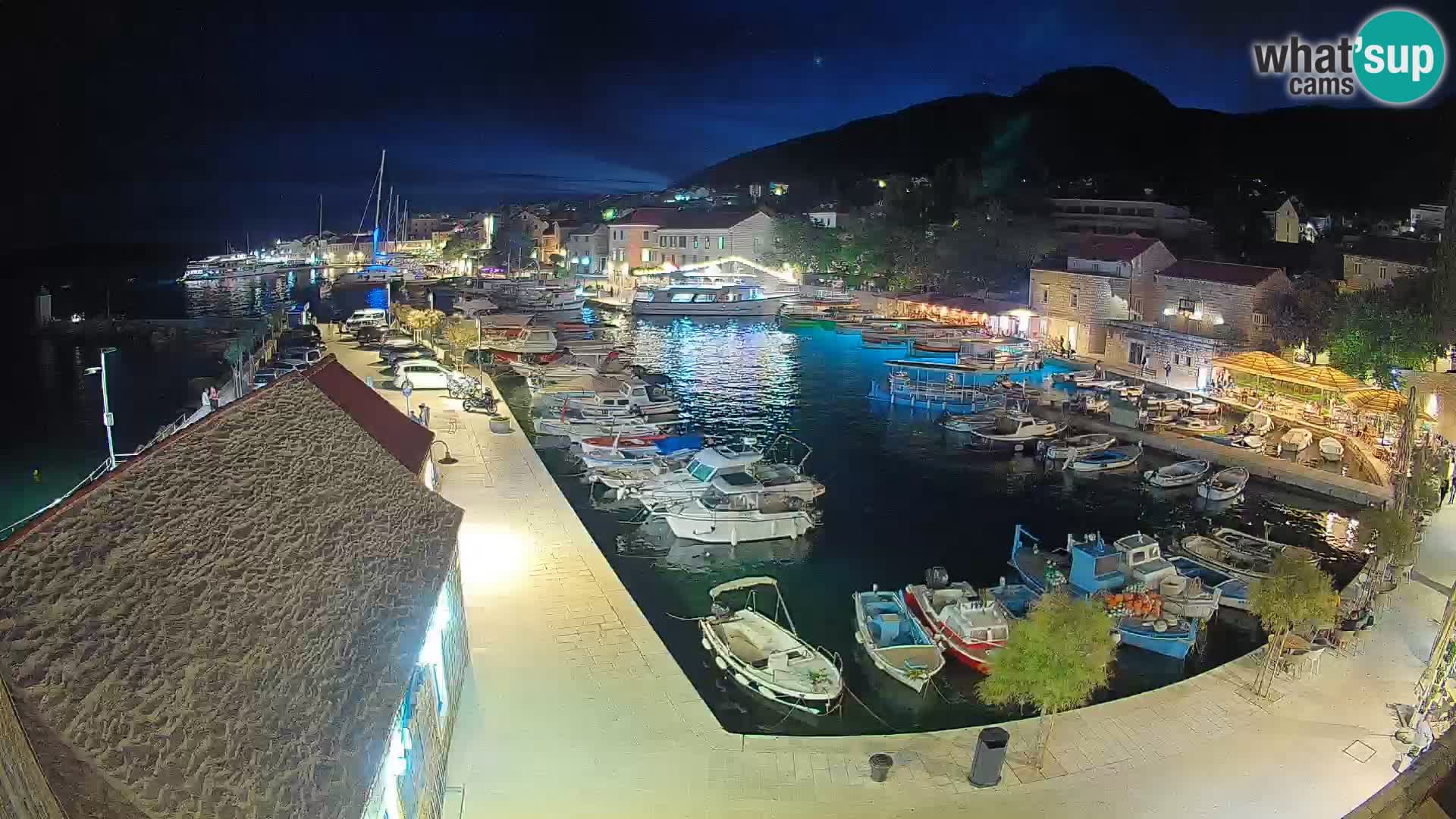 Webcam porto di Bol – Vista live sulla Riva e Marina