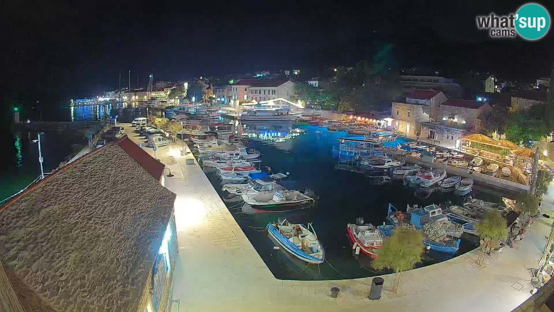 Webcam porto di Bol – Vista live sulla Riva e Marina
