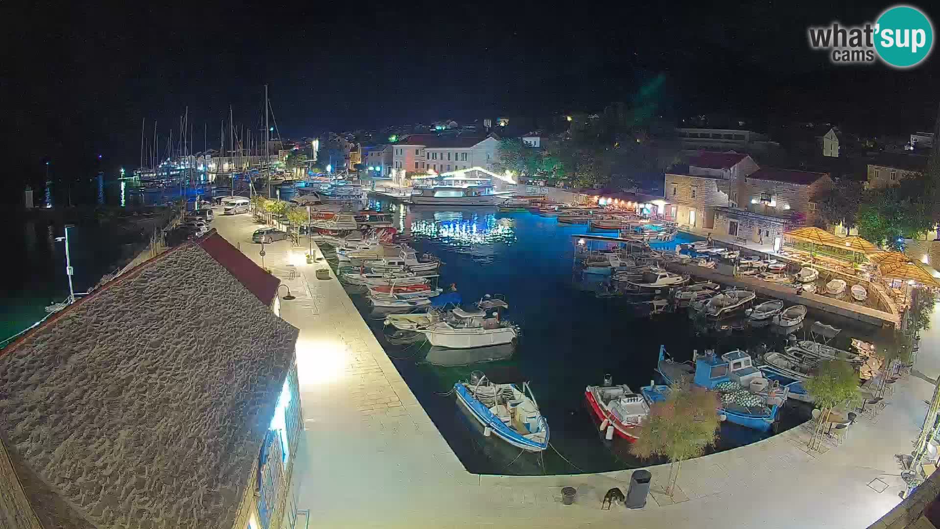Webcam porto di Bol – Vista live sulla Riva e Marina