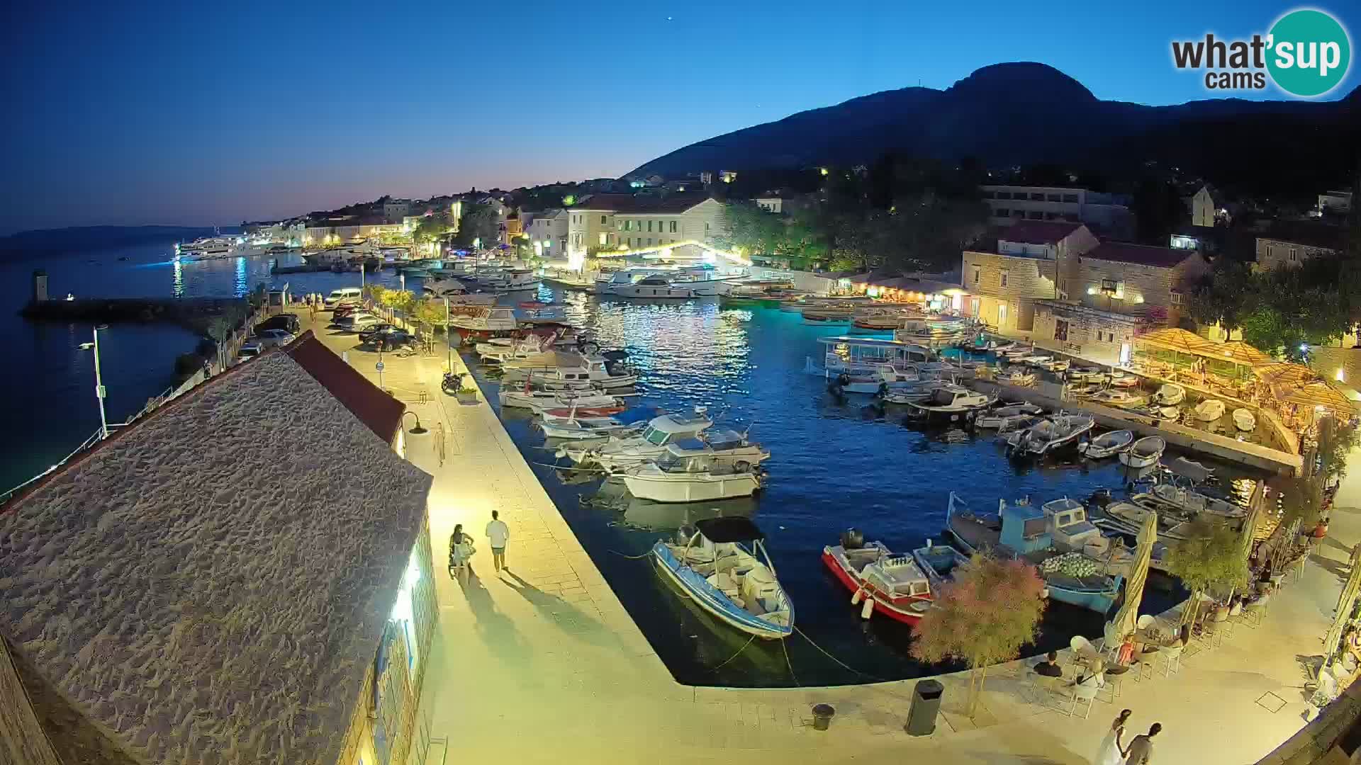 Webcam porto di Bol – Vista live sulla Riva e Marina