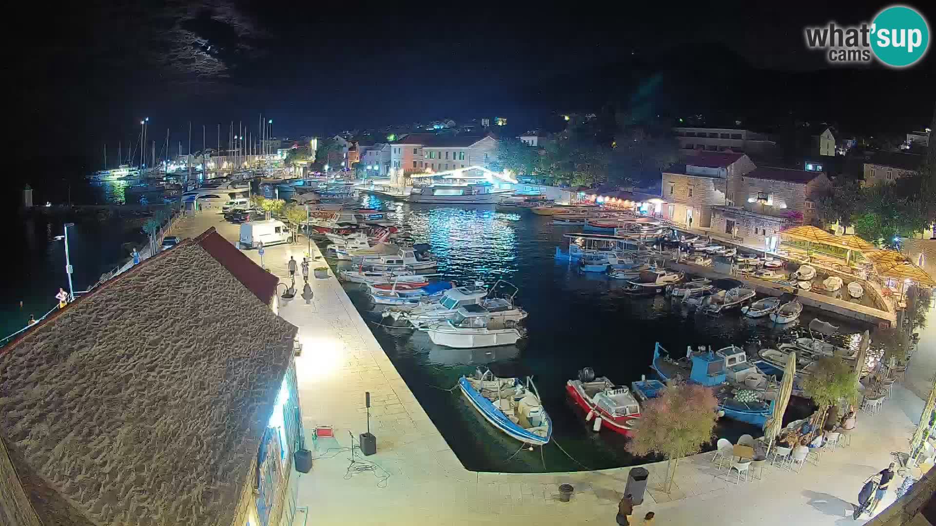 Webcam porto di Bol – Vista live sulla Riva e Marina