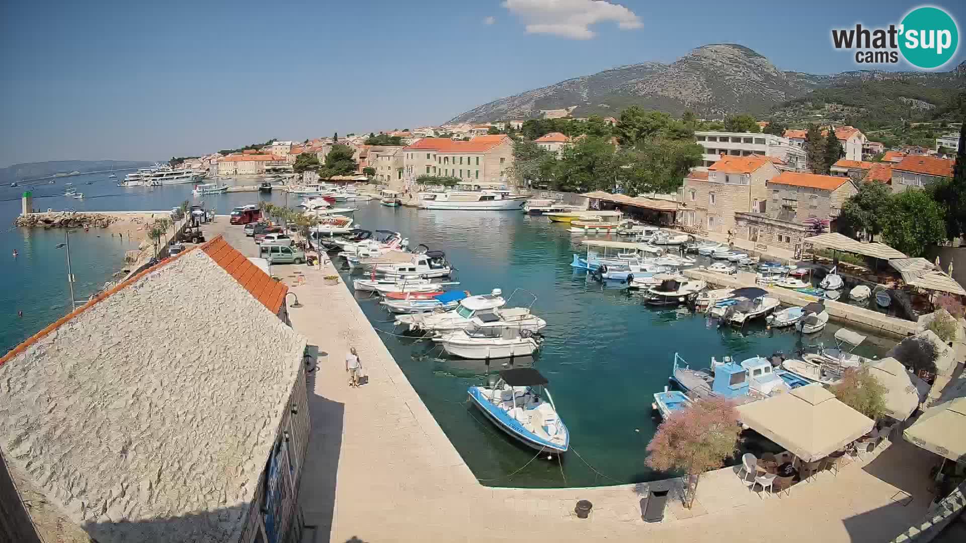 Webcam Bol Hafen – Liveblick auf Bol Riva & Marina