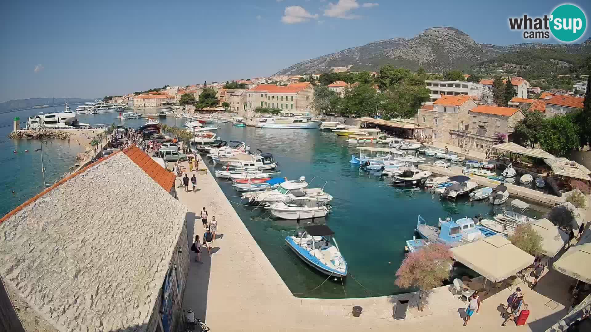Webcam Bol Hafen – Liveblick auf Bol Riva & Marina