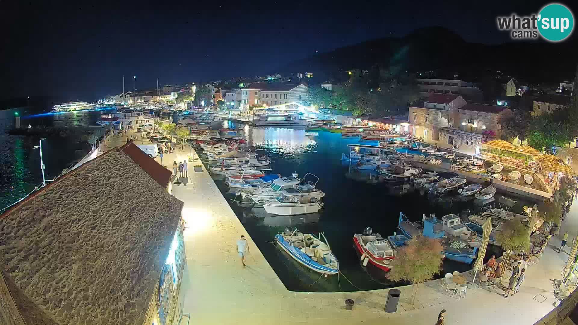 Webcam porto di Bol – Vista live sulla Riva e Marina