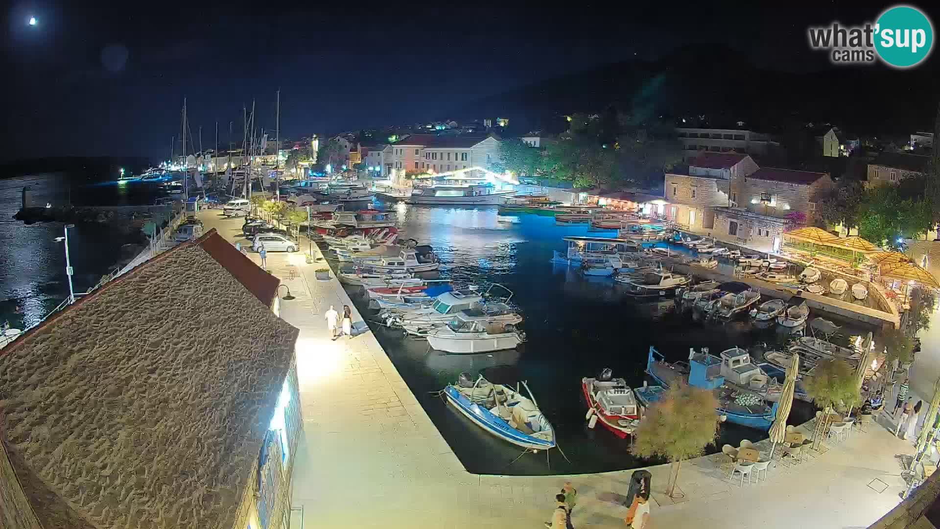Webcam porto di Bol – Vista live sulla Riva e Marina