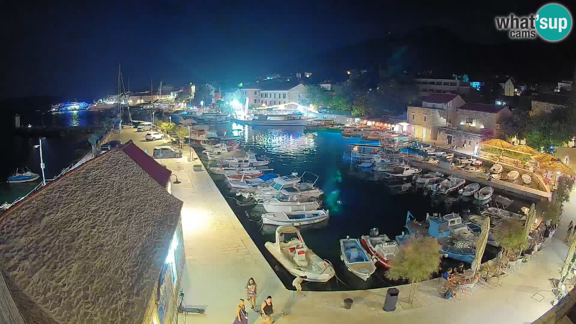 Webcam porto di Bol – Vista live sulla Riva e Marina