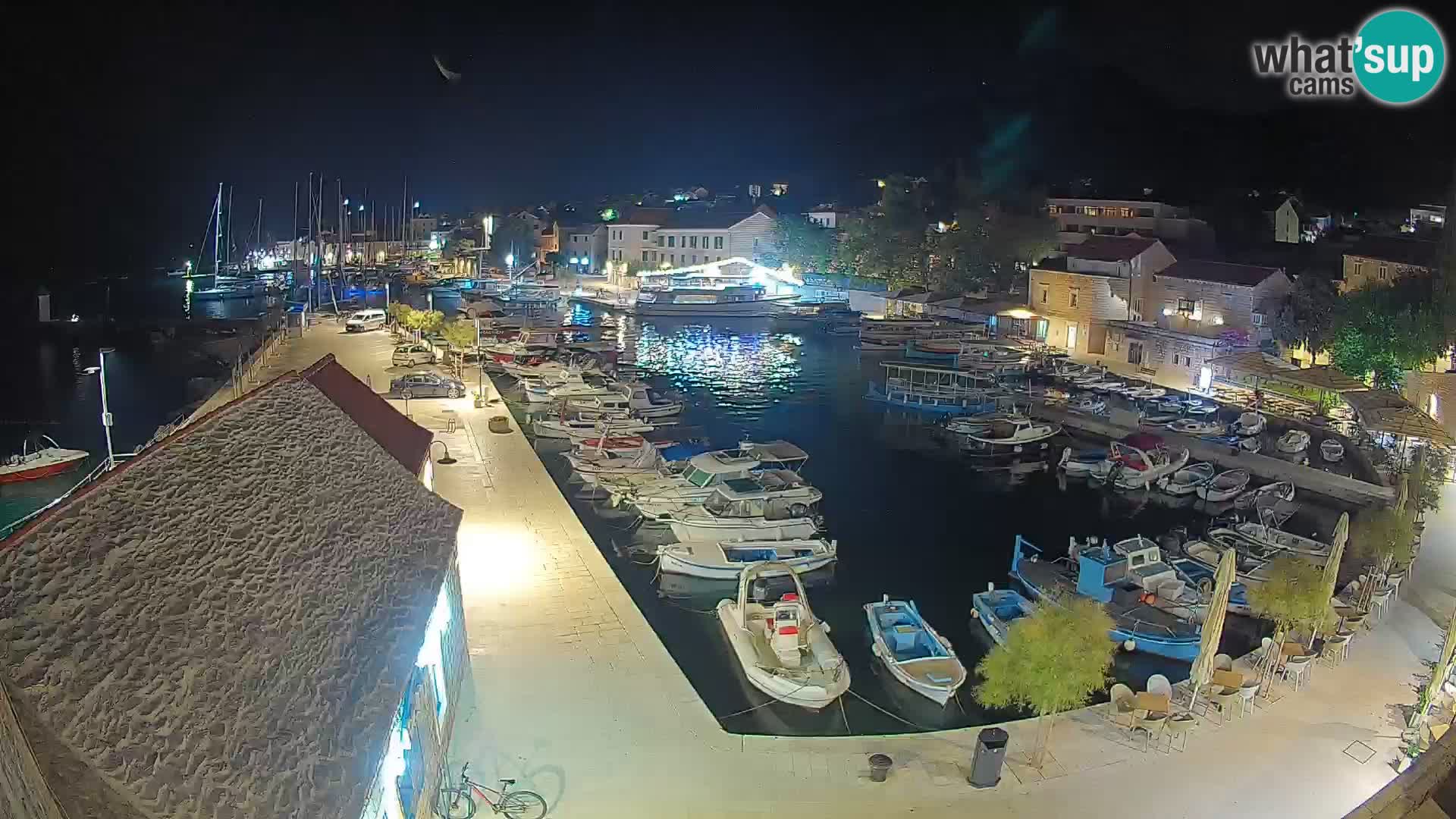 Webcam porto di Bol – Vista live sulla Riva e Marina