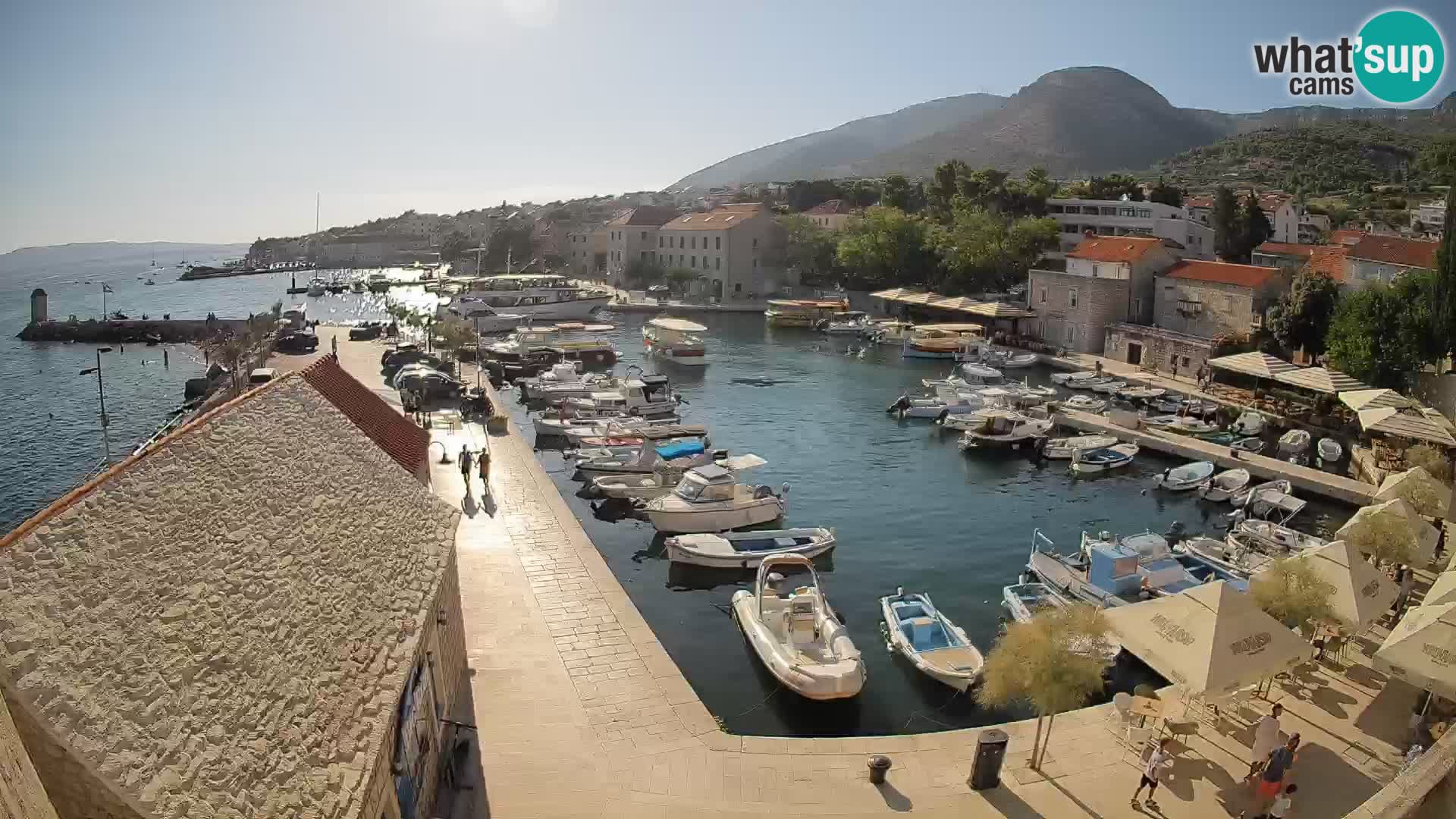 Web kamera Bol Riva – Pogled uživo na luku i marinu