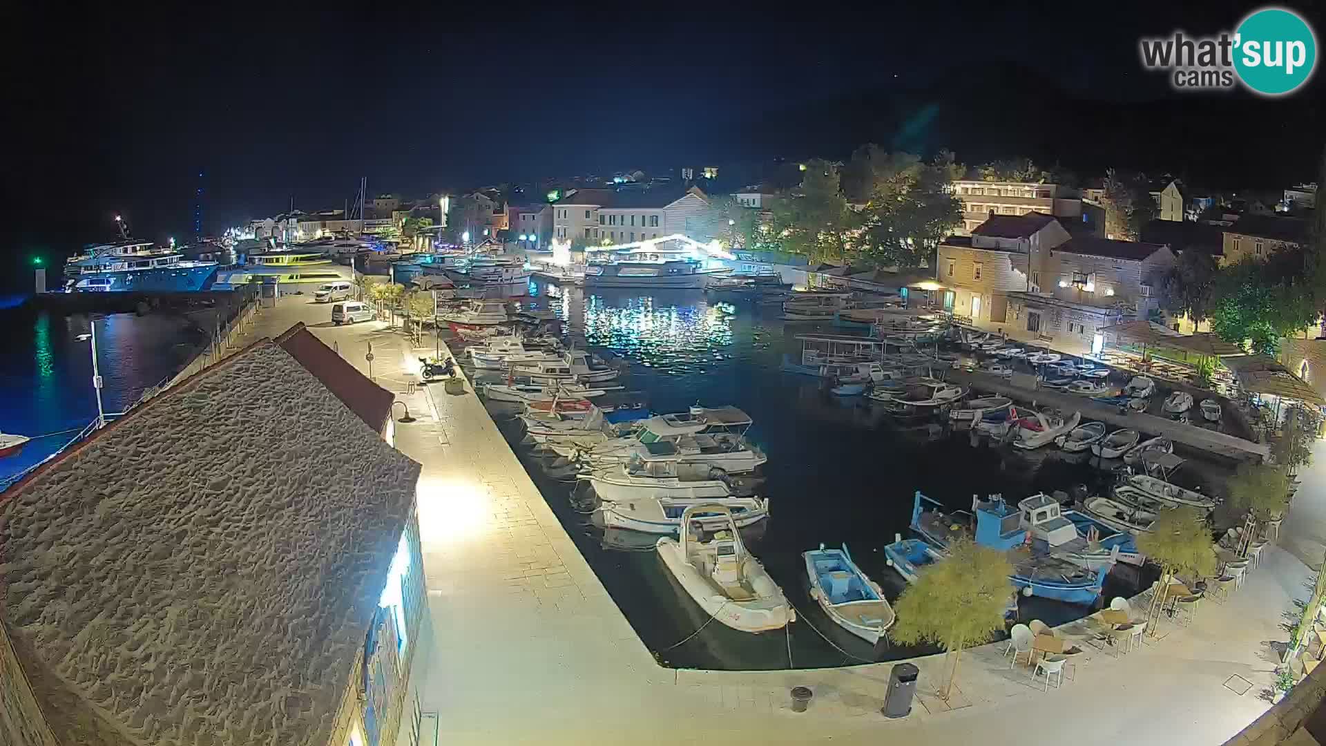 Webcam porto di Bol – Vista live sulla Riva e Marina