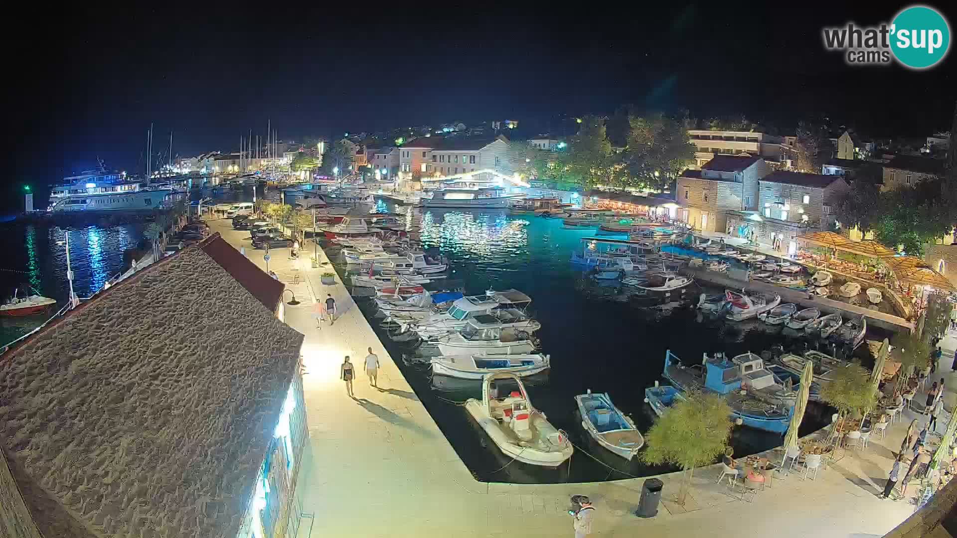 Webcam porto di Bol – Vista live sulla Riva e Marina
