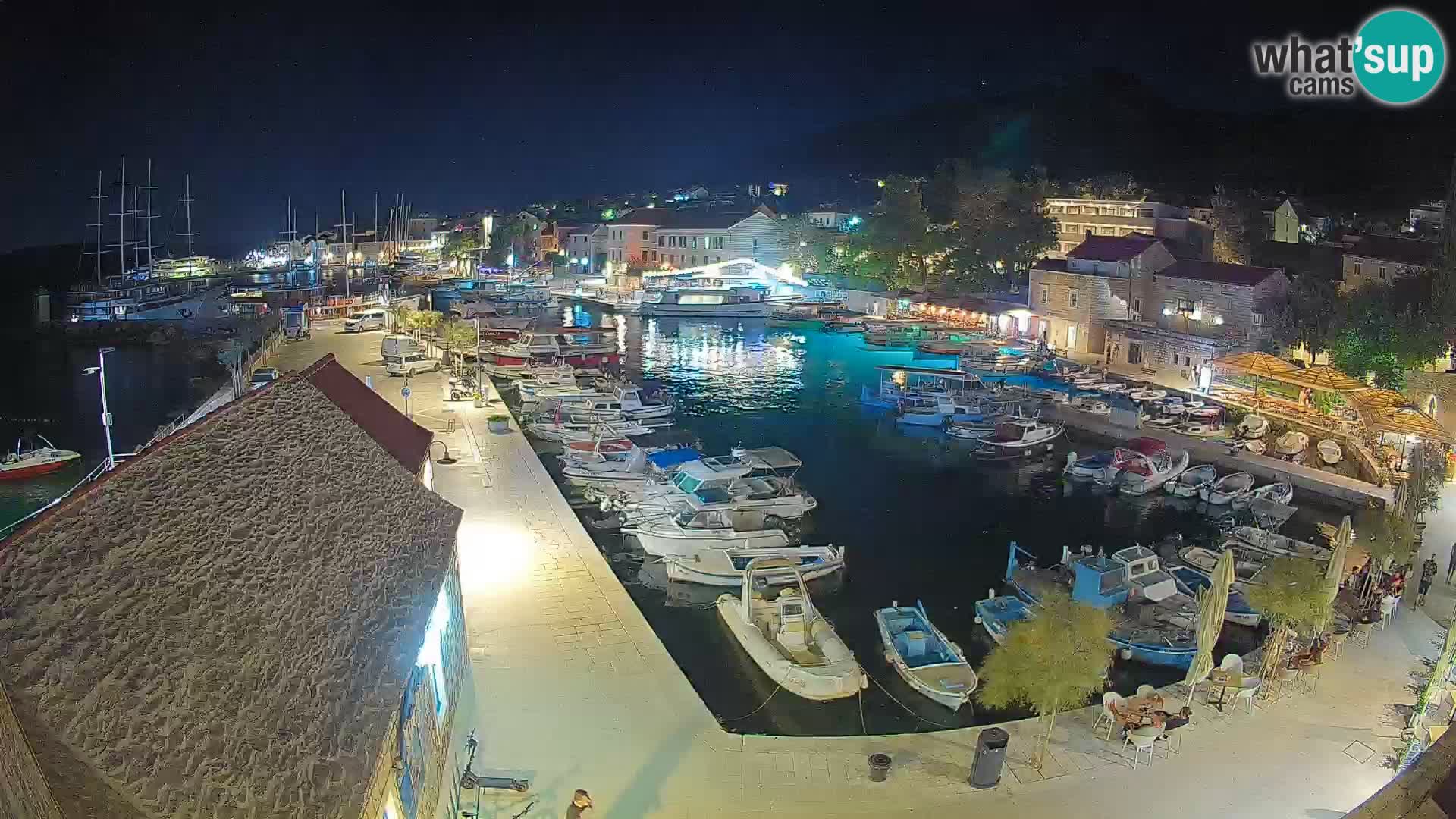 Webcam porto di Bol – Vista live sulla Riva e Marina