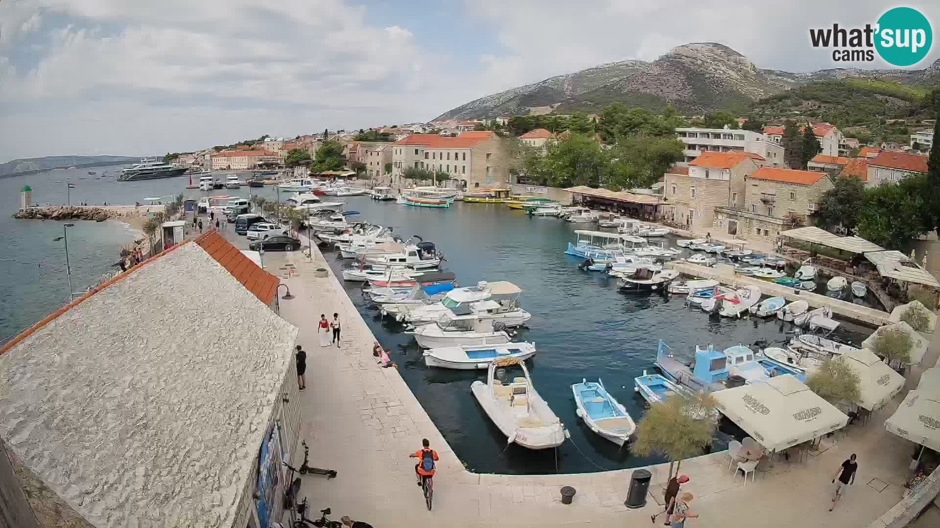 Webcam Bol Hafen – Liveblick auf Bol Riva & Marina