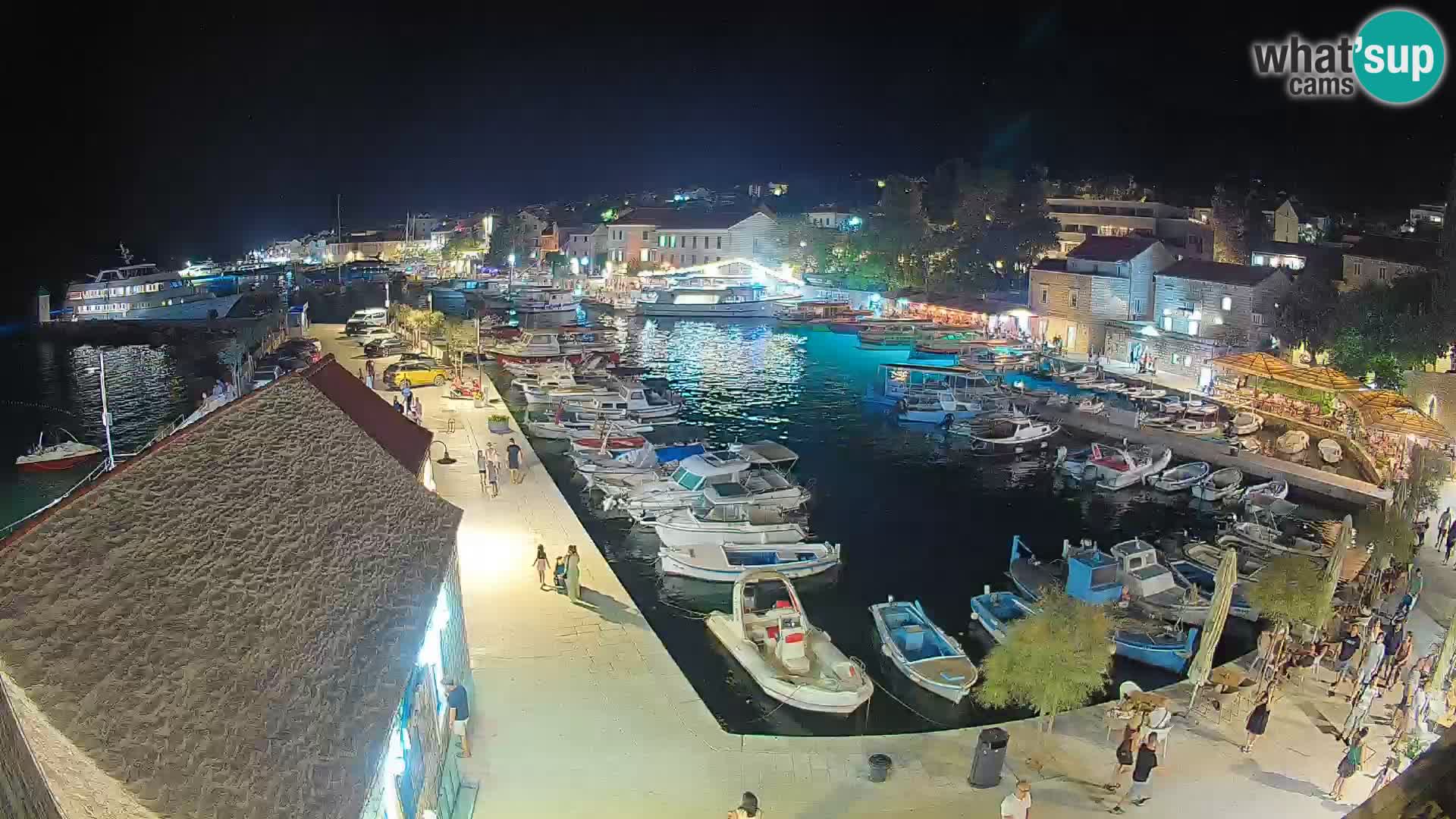 Webcam porto di Bol – Vista live sulla Riva e Marina