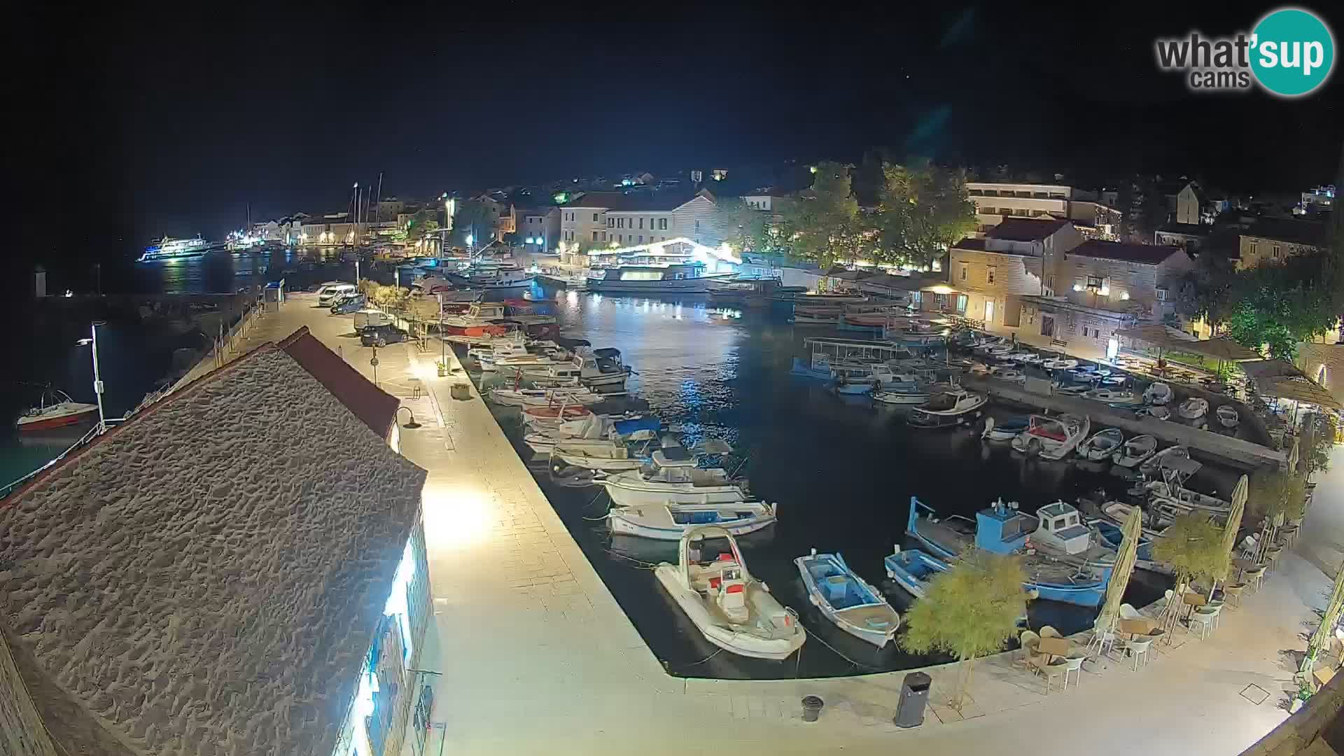 Webcam porto di Bol – Vista live sulla Riva e Marina