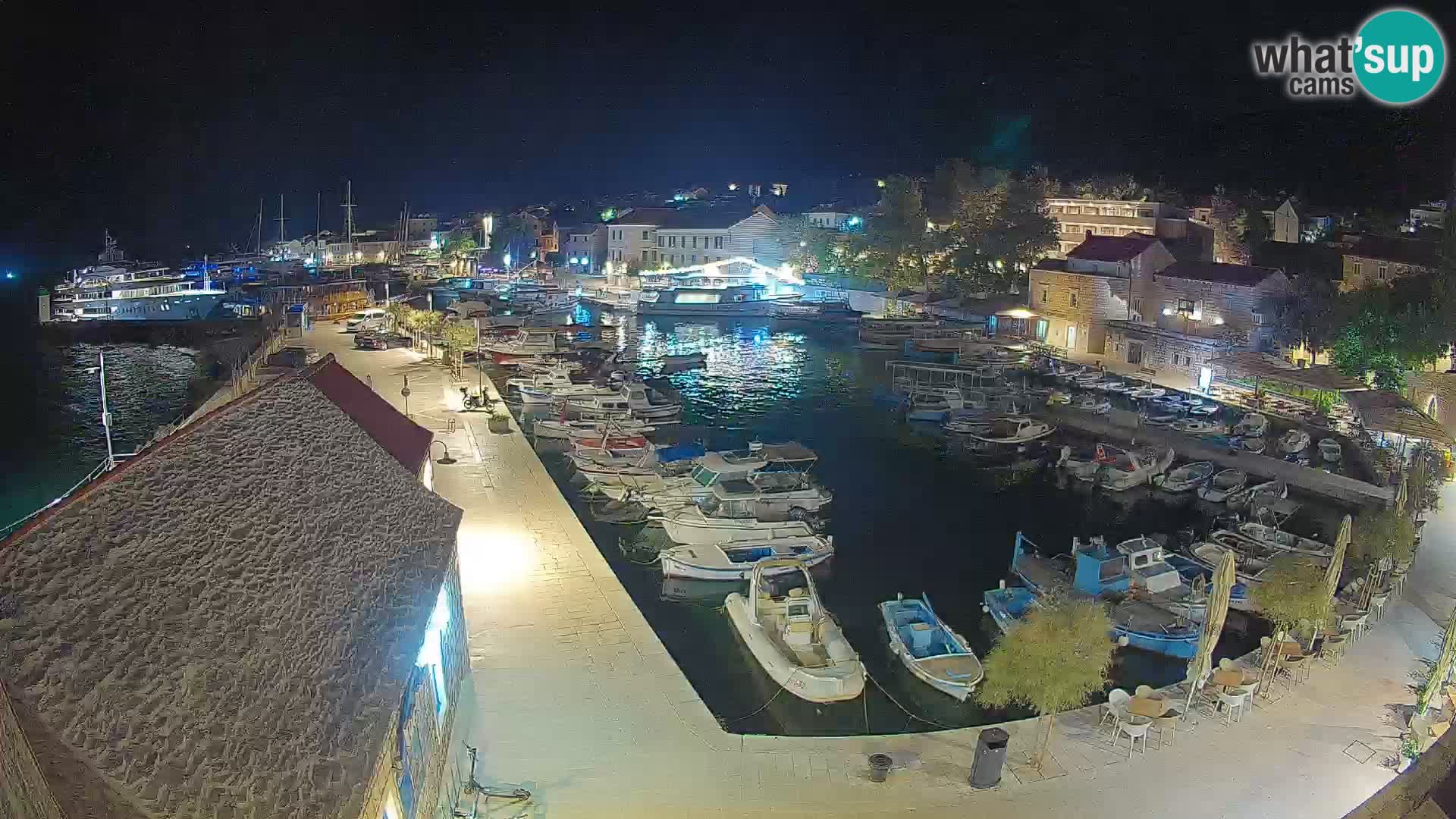 Webcam porto di Bol – Vista live sulla Riva e Marina
