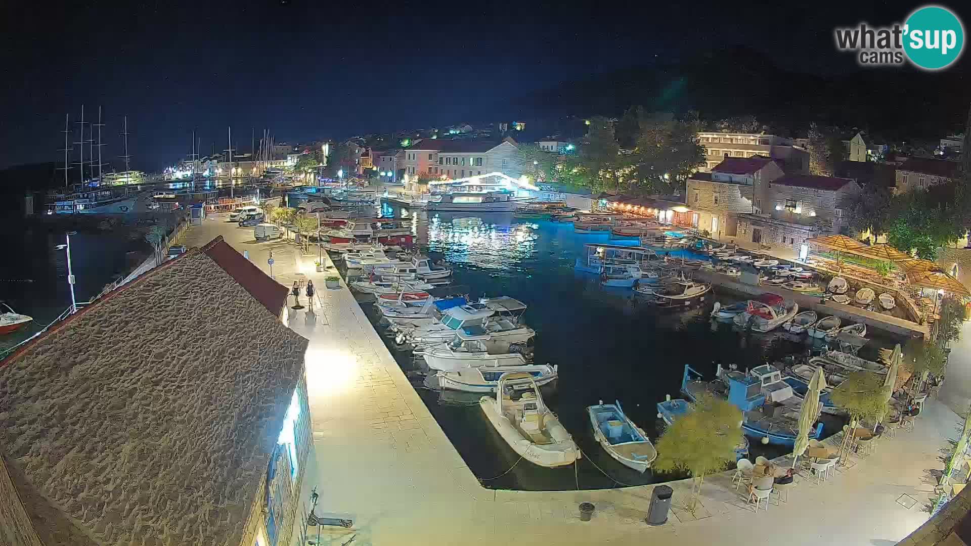 Webcam porto di Bol – Vista live sulla Riva e Marina
