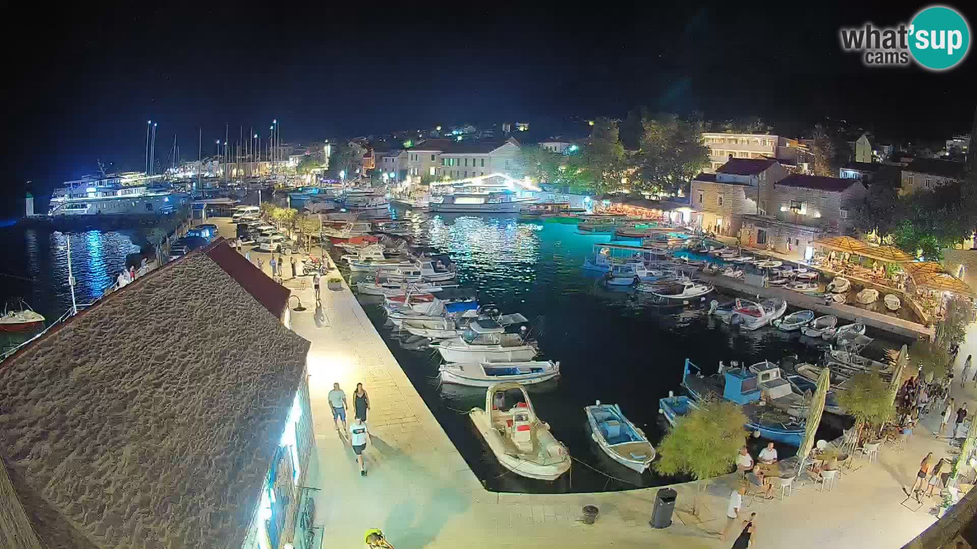 Webcam porto di Bol – Vista live sulla Riva e Marina