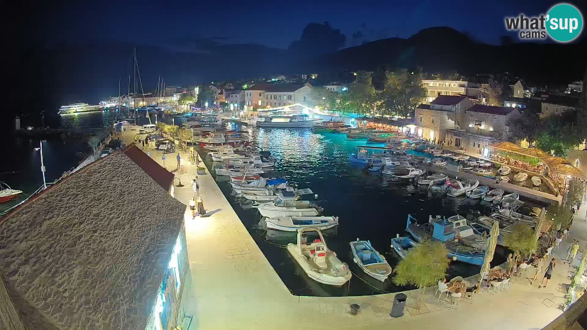 Webcam porto di Bol – Vista live sulla Riva e Marina