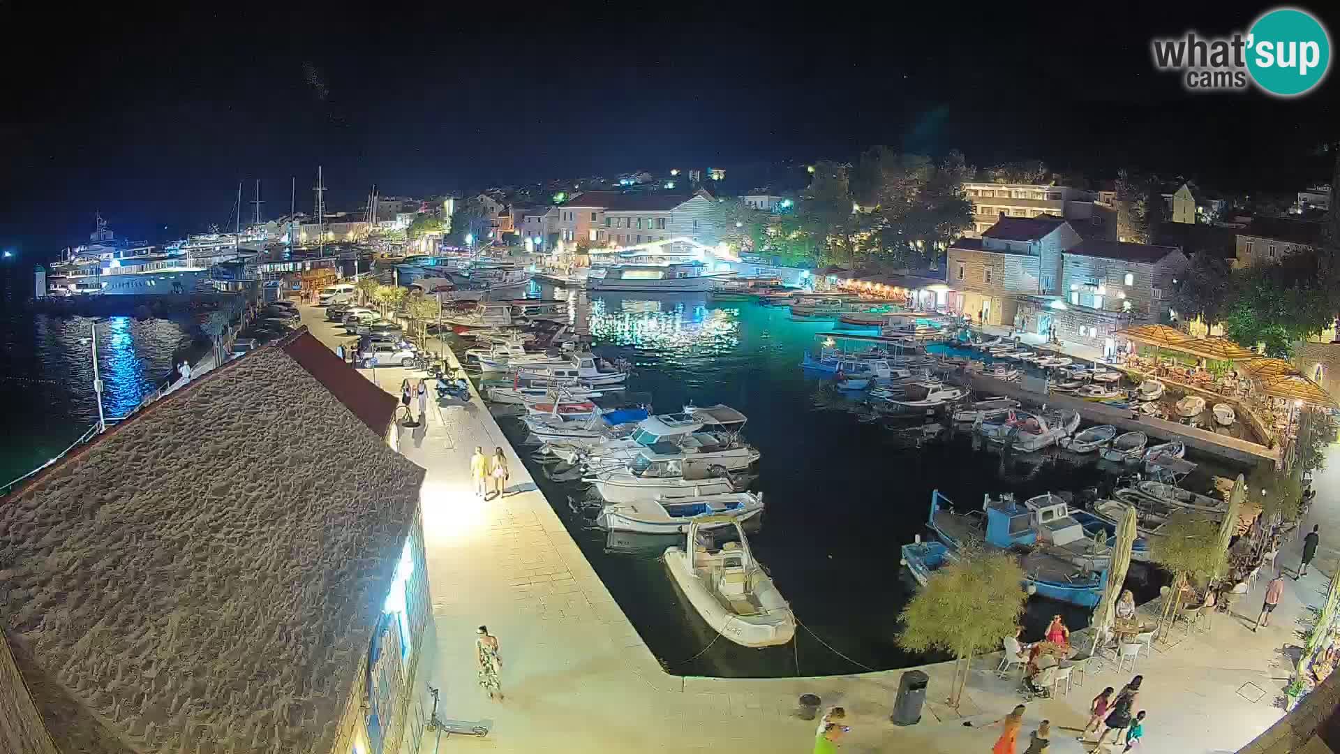 Webcam porto di Bol – Vista live sulla Riva e Marina