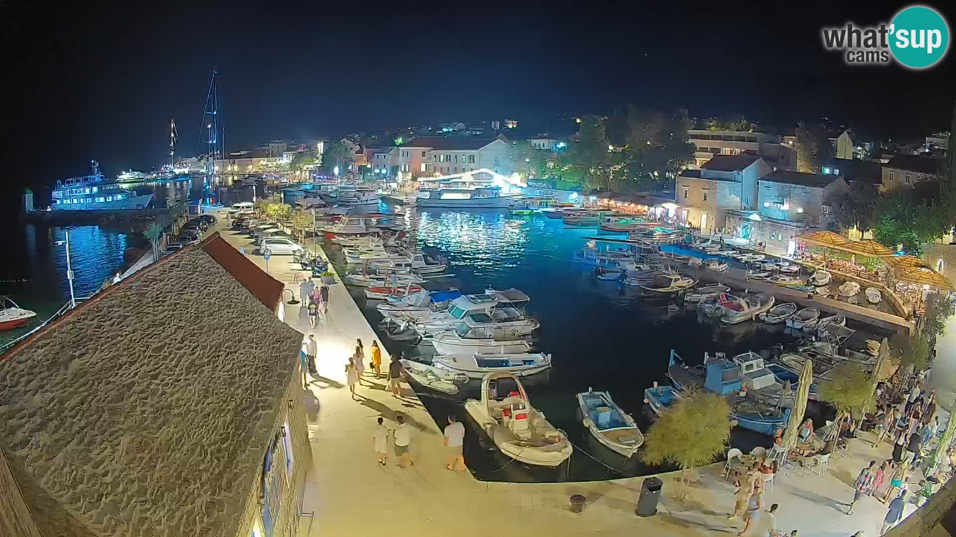 Webcam porto di Bol – Vista live sulla Riva e Marina