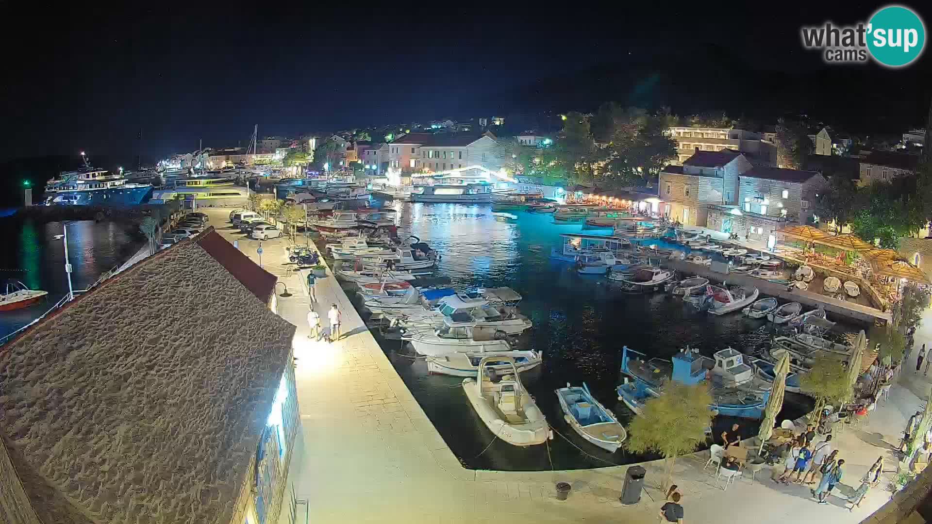 Webcam porto di Bol – Vista live sulla Riva e Marina