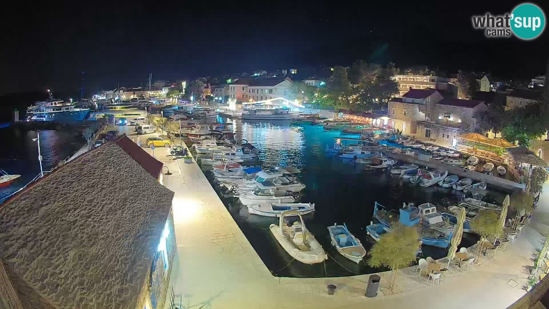 Webcam porto di Bol – Vista live sulla Riva e Marina