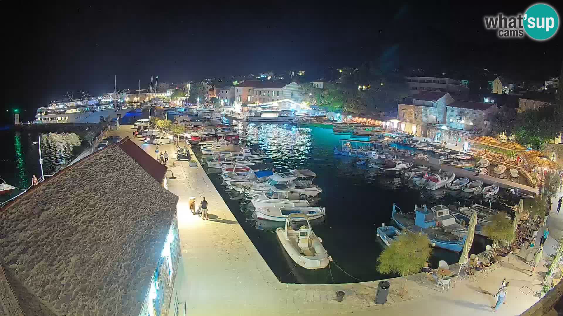 Webcam porto di Bol – Vista live sulla Riva e Marina