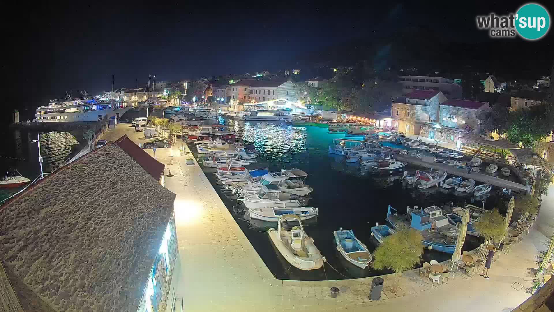 Webcam porto di Bol – Vista live sulla Riva e Marina