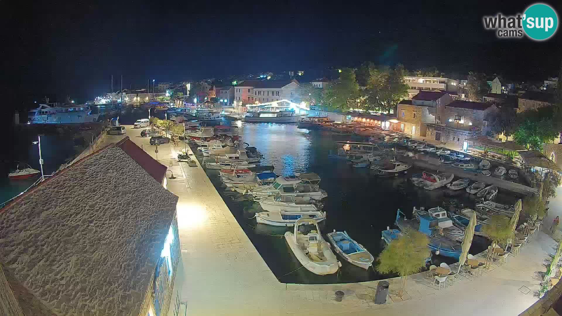 Webcam porto di Bol – Vista live sulla Riva e Marina