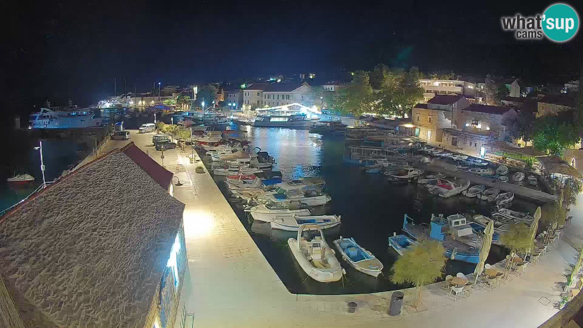 Webcam porto di Bol – Vista live sulla Riva e Marina