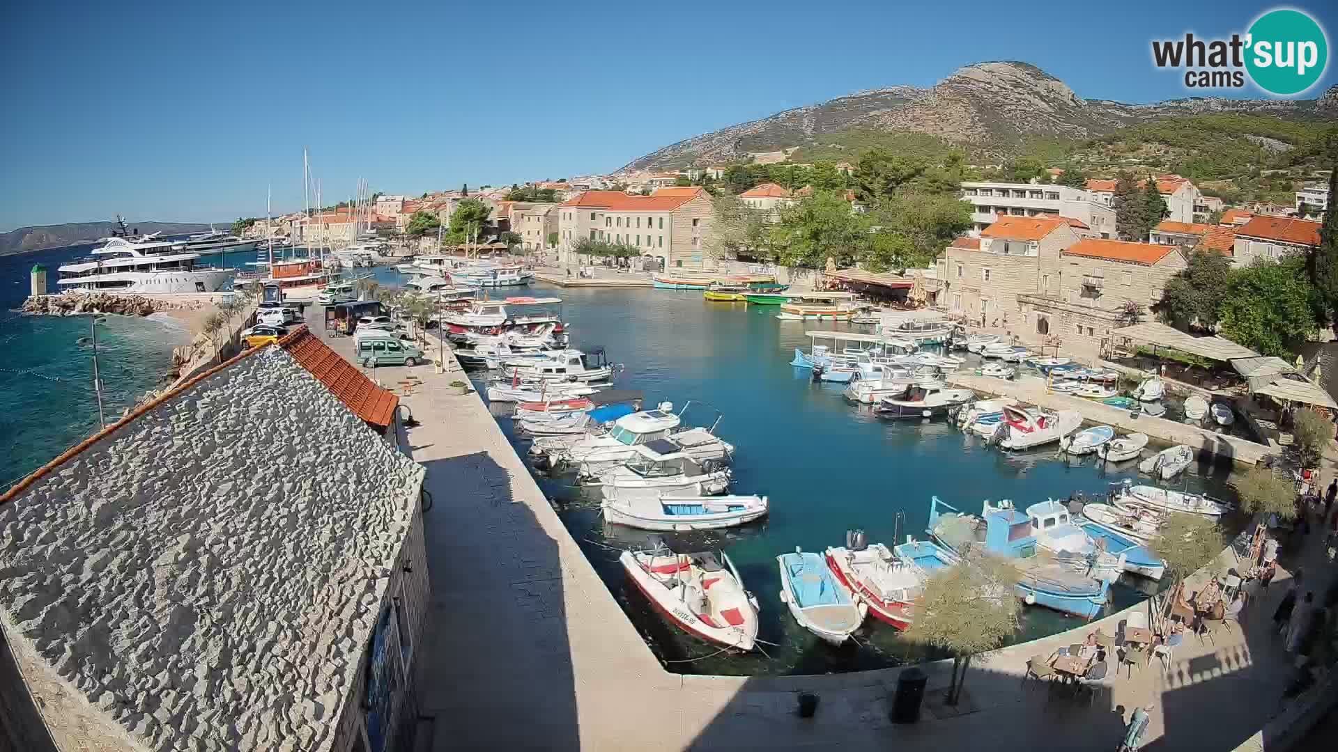 Webcam Bol Harbour – Live View of Bol Riva & Marina