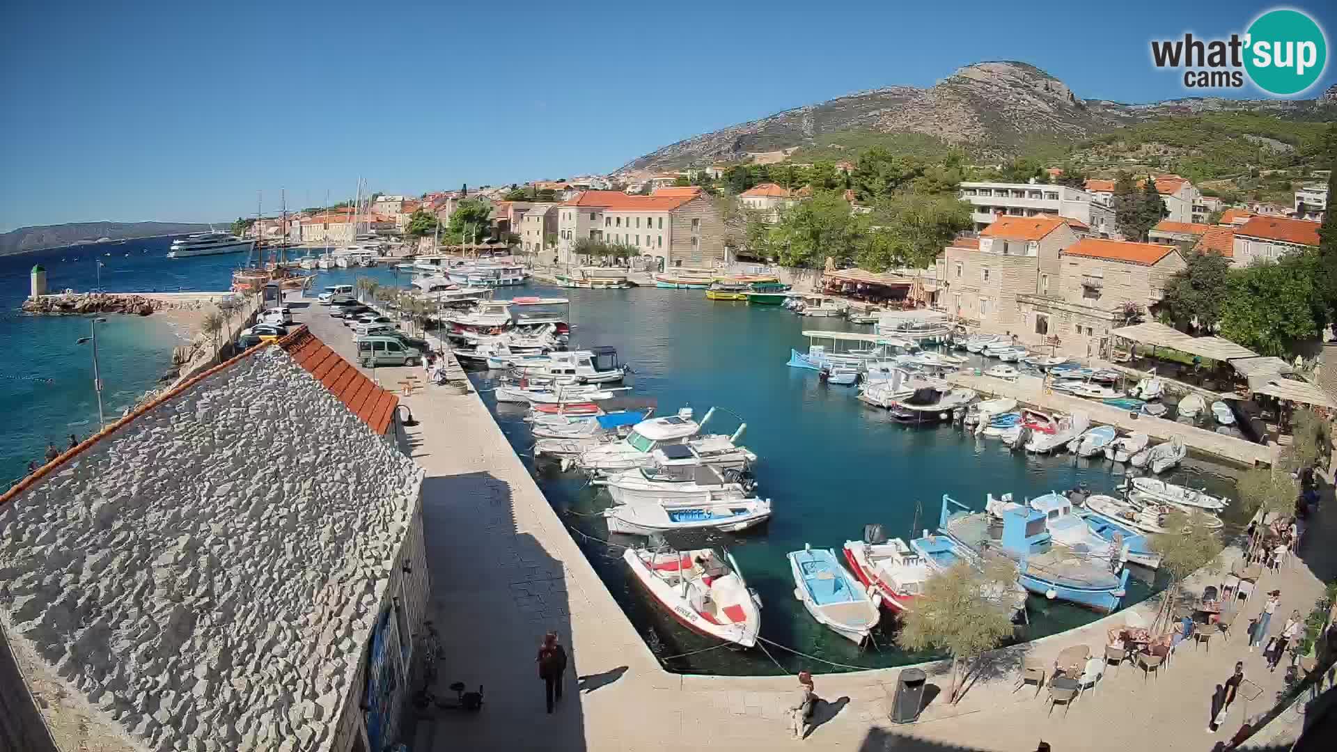 Webcam Bol Harbour – Live View of Bol Riva & Marina