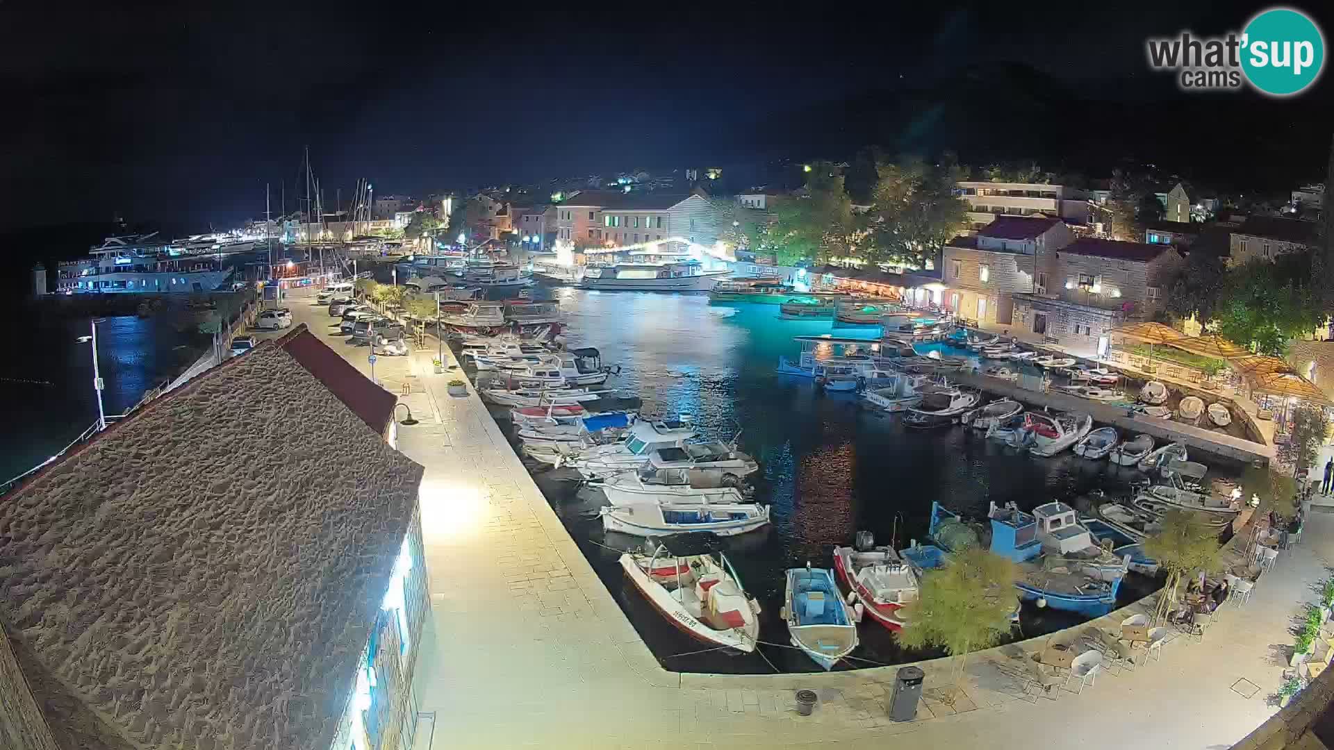 Webcam porto di Bol – Vista live sulla Riva e Marina