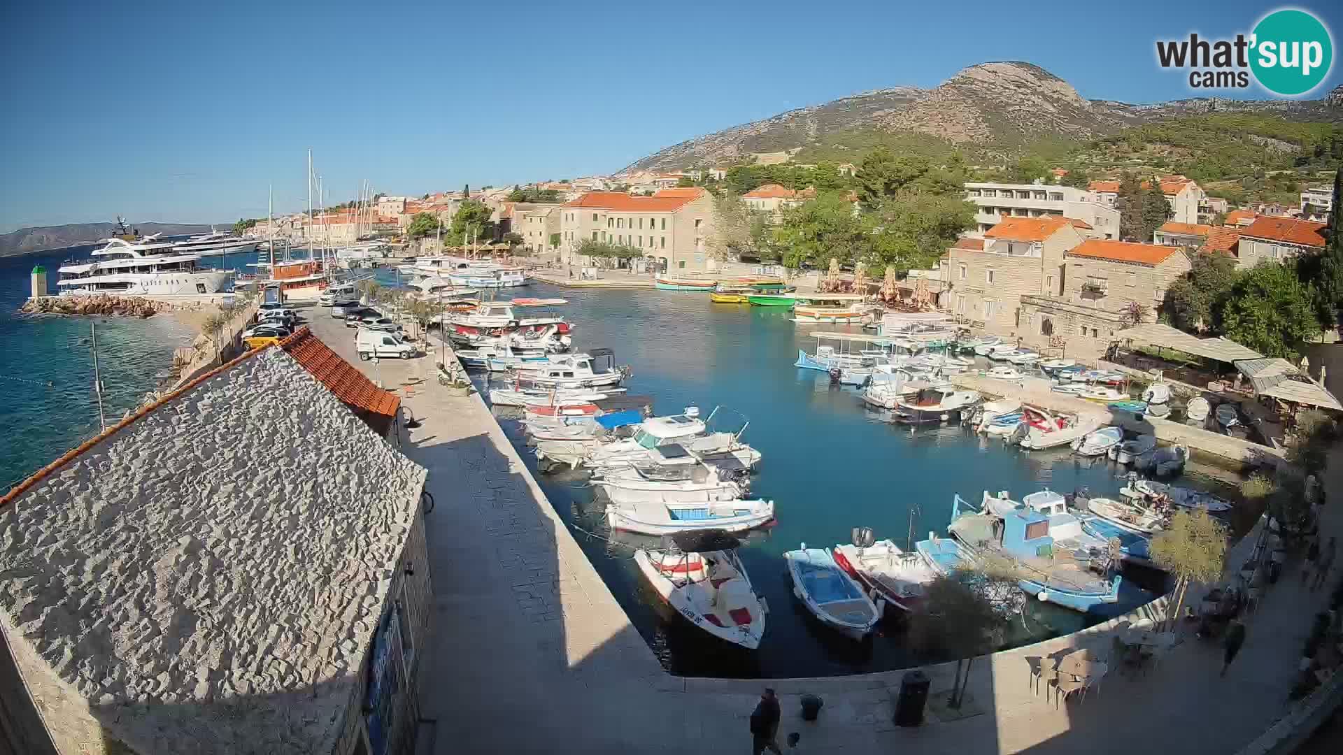 Webcam Bol Hafen – Liveblick auf Bol Riva & Marina
