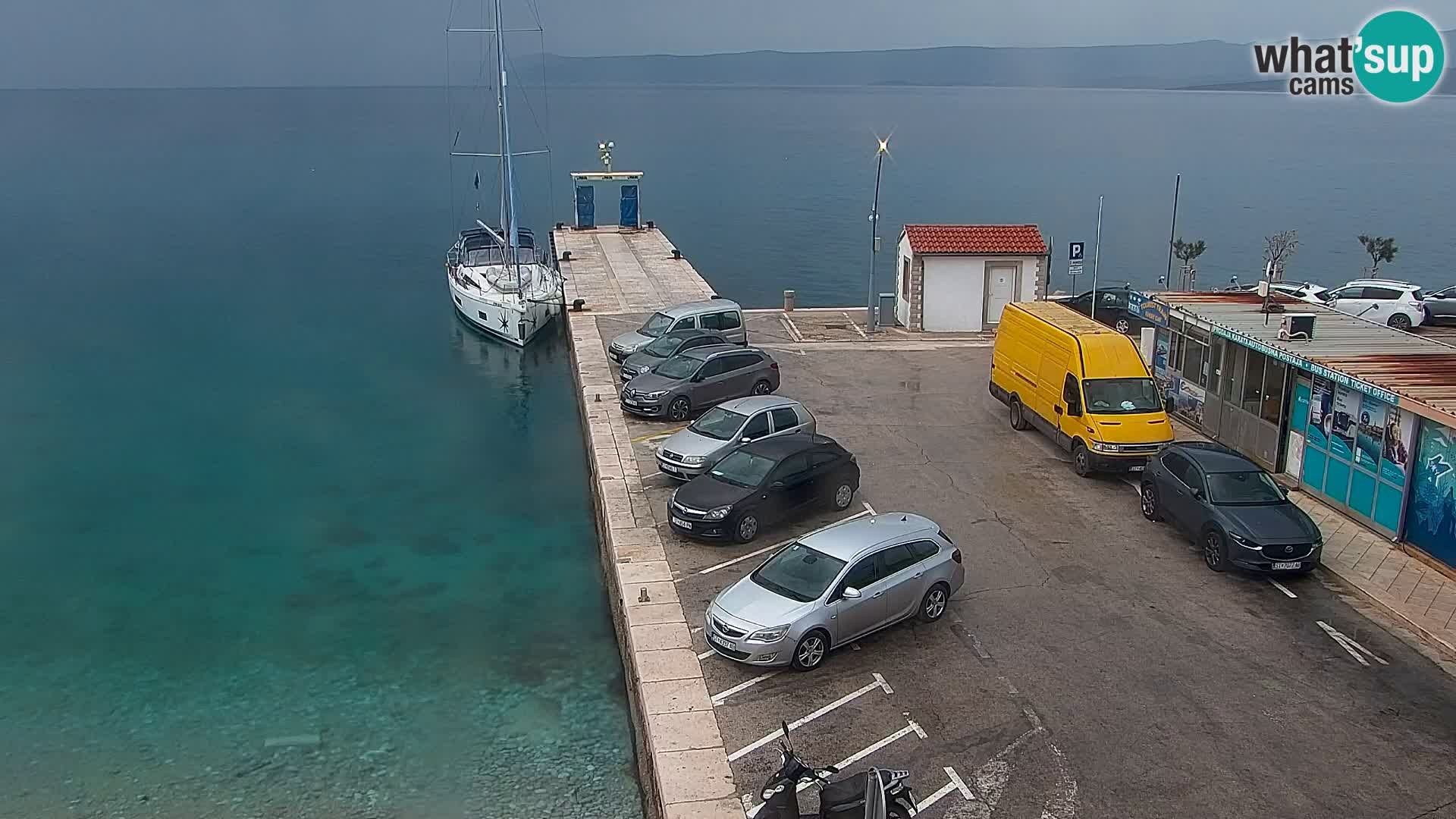 Webcam Bol Centre-Ville & Marina – Vue en direct depuis Bol, île de Brač