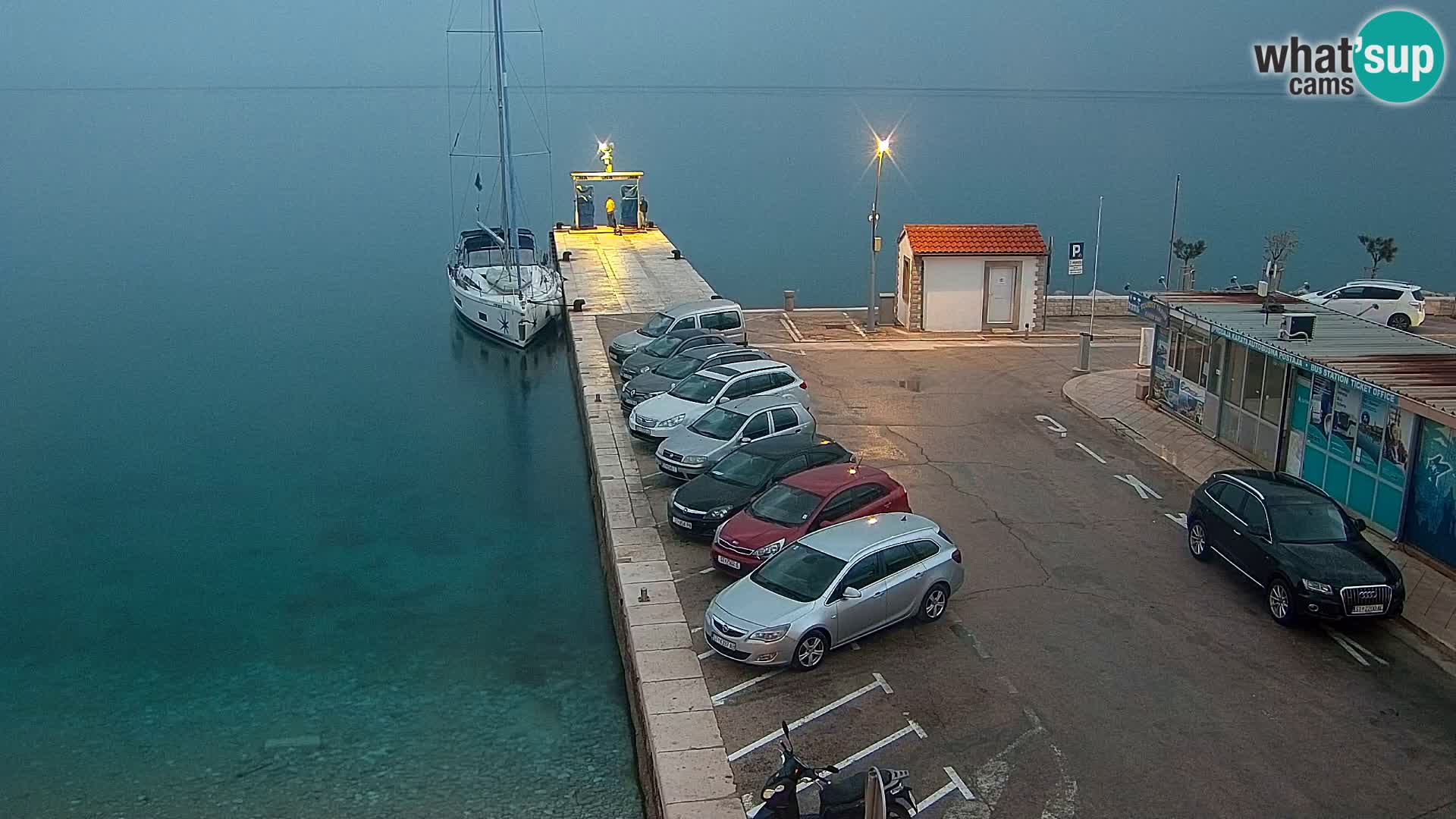 Webcam Bol centre-ville & marina – Vue en direct depuis Bol, île de Brač