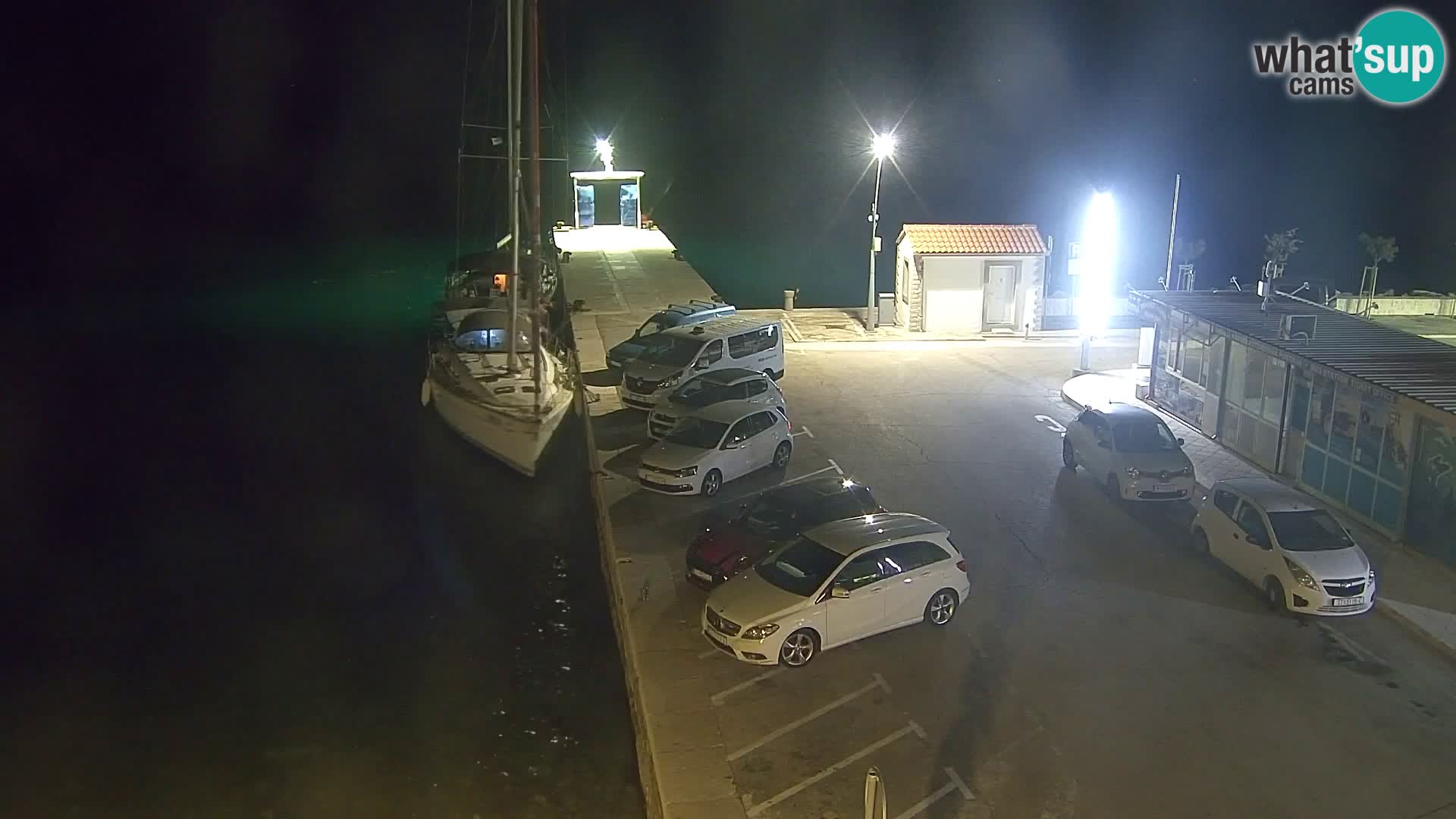 Spletna kamera Bol – Center mesta in marina v živo