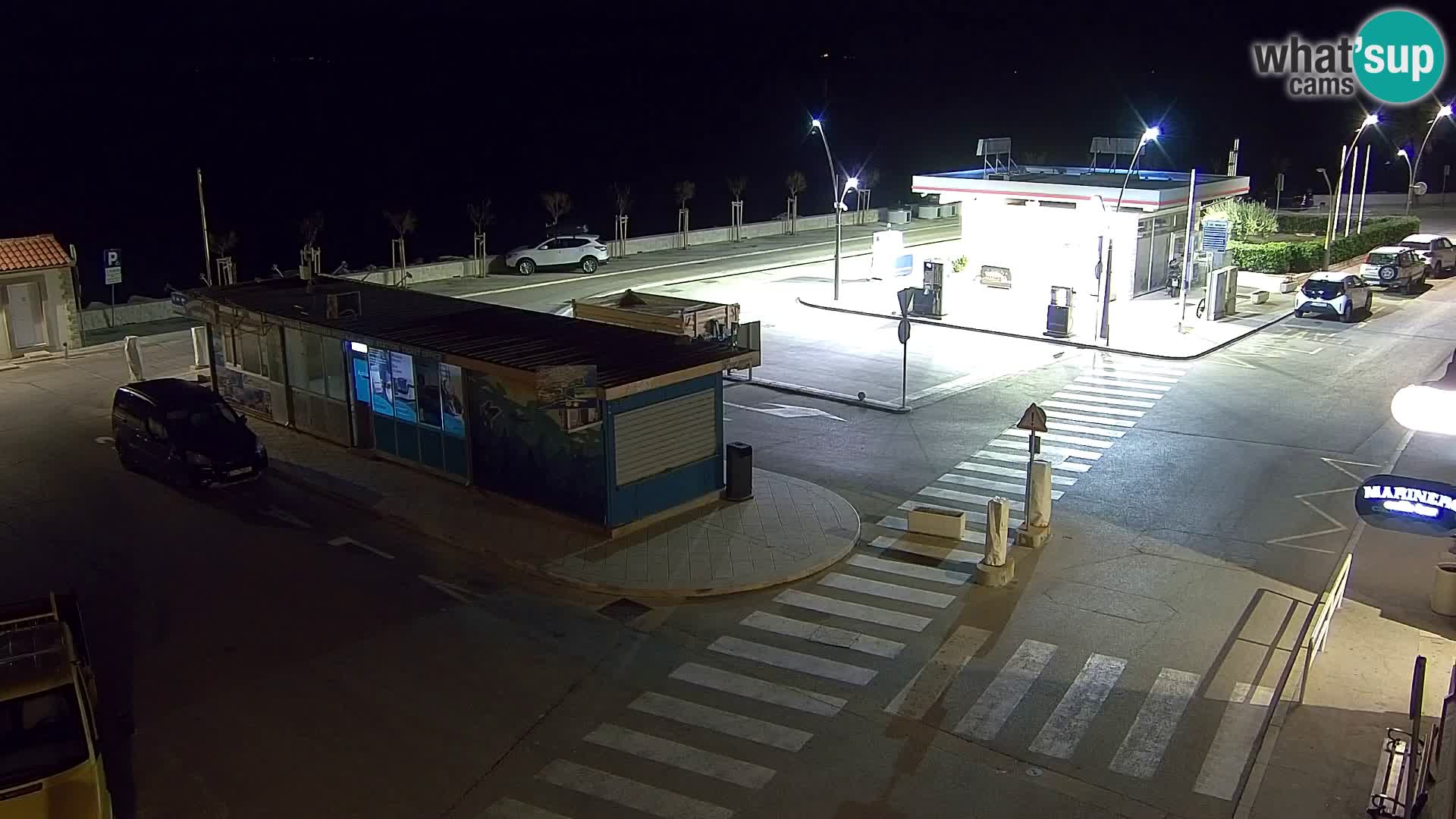 Webcam Bol Centro e Marina – Vista live dal porto di Bol