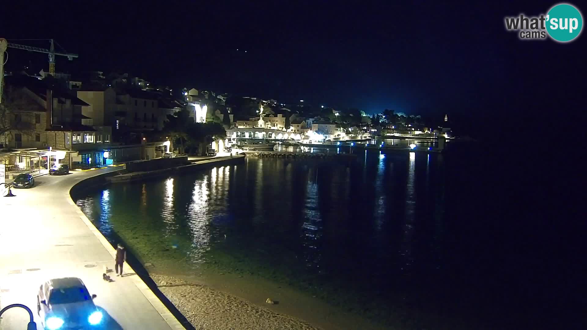 Webcam Bol centre-ville & marina – Vue en direct depuis Bol, île de Brač