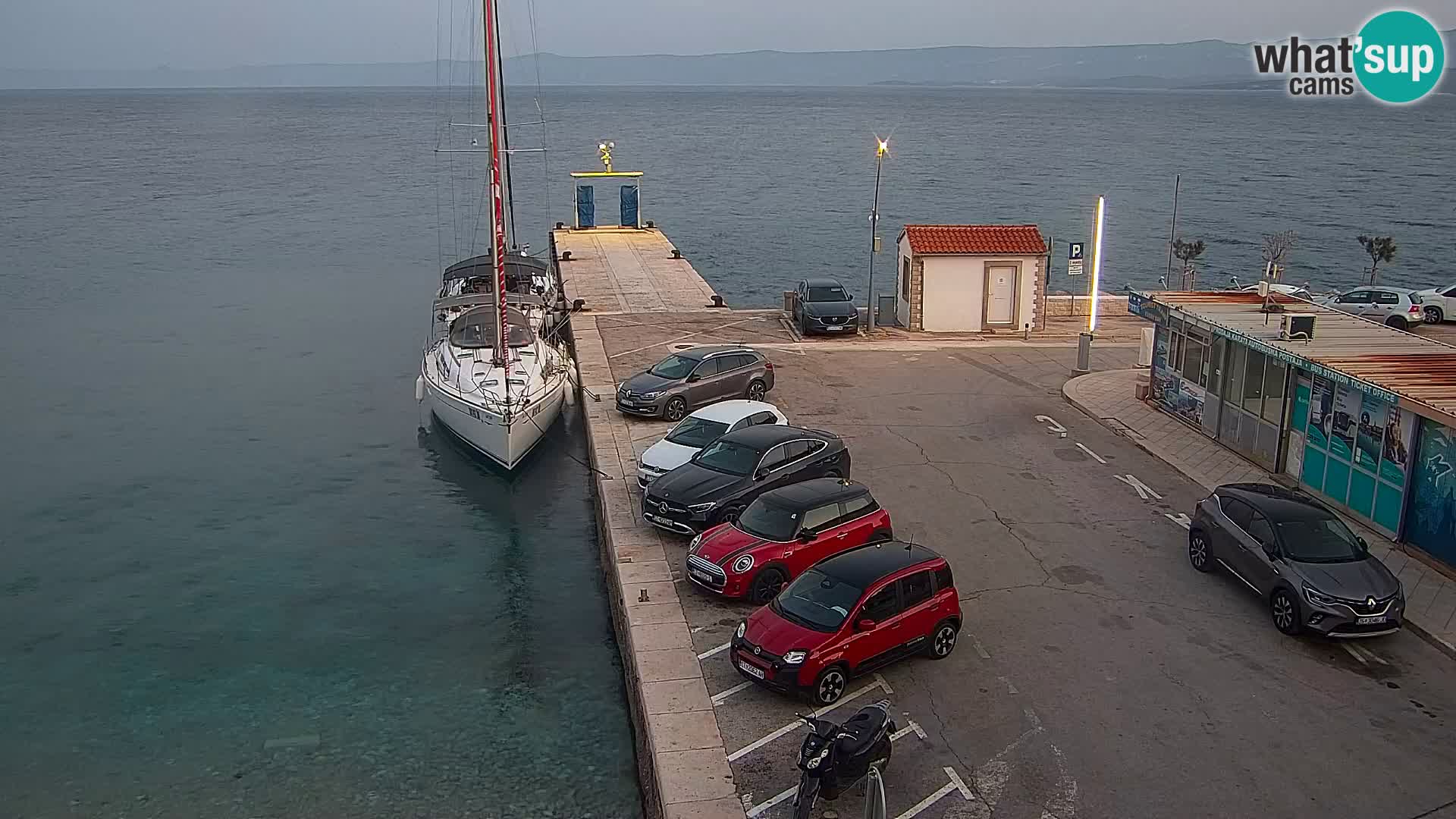 Webcam Bol Centre-Ville & Marina – Vue en direct depuis Bol, île de Brač